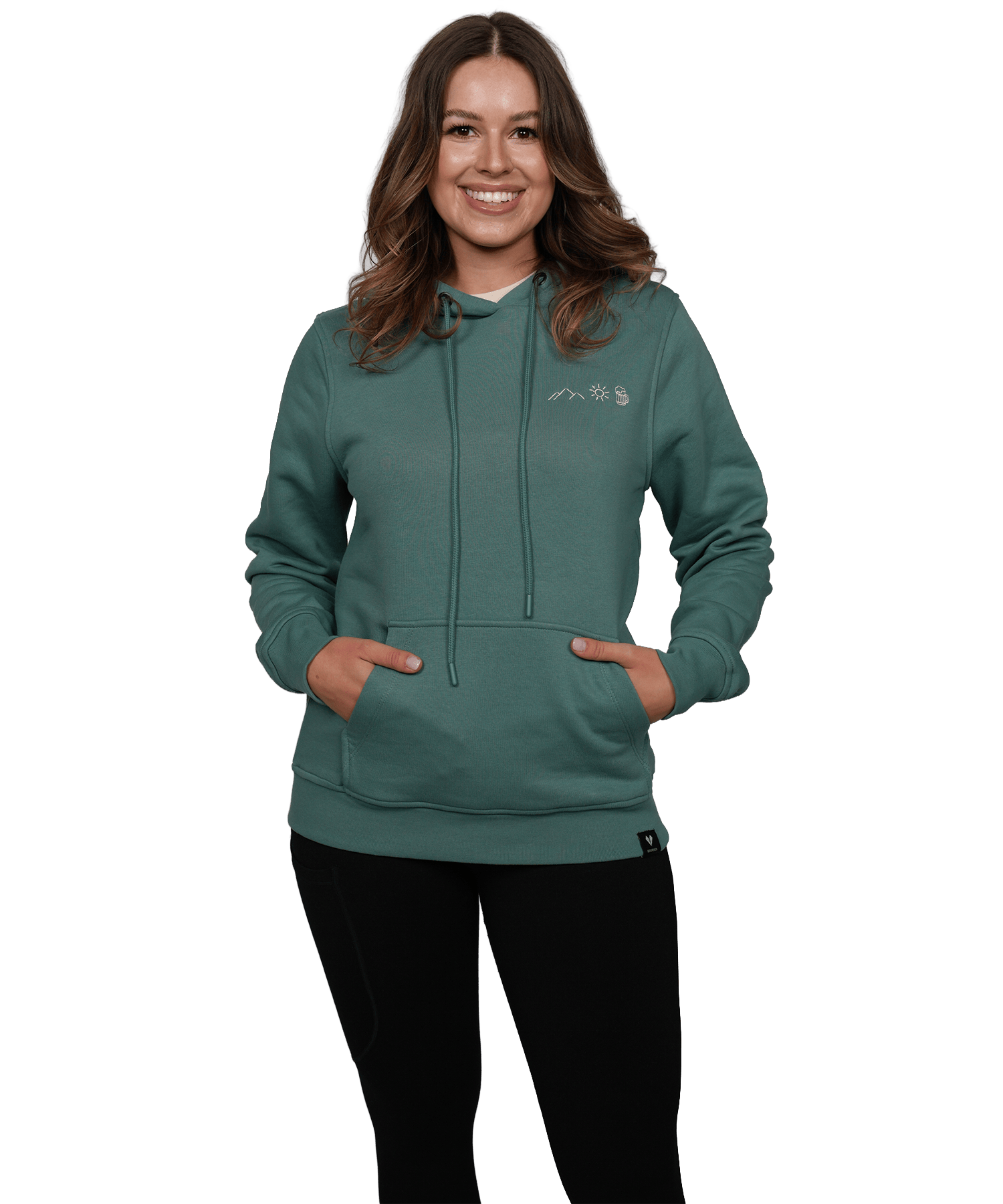 Berg Sonne Bier Stick - Unisex Premium Organic Hoodie