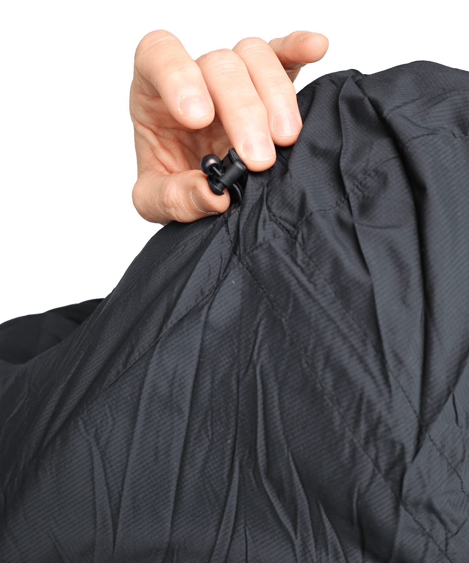 Detailbild der BERGMENSCH Herren Thermolite Jacke in schwarz