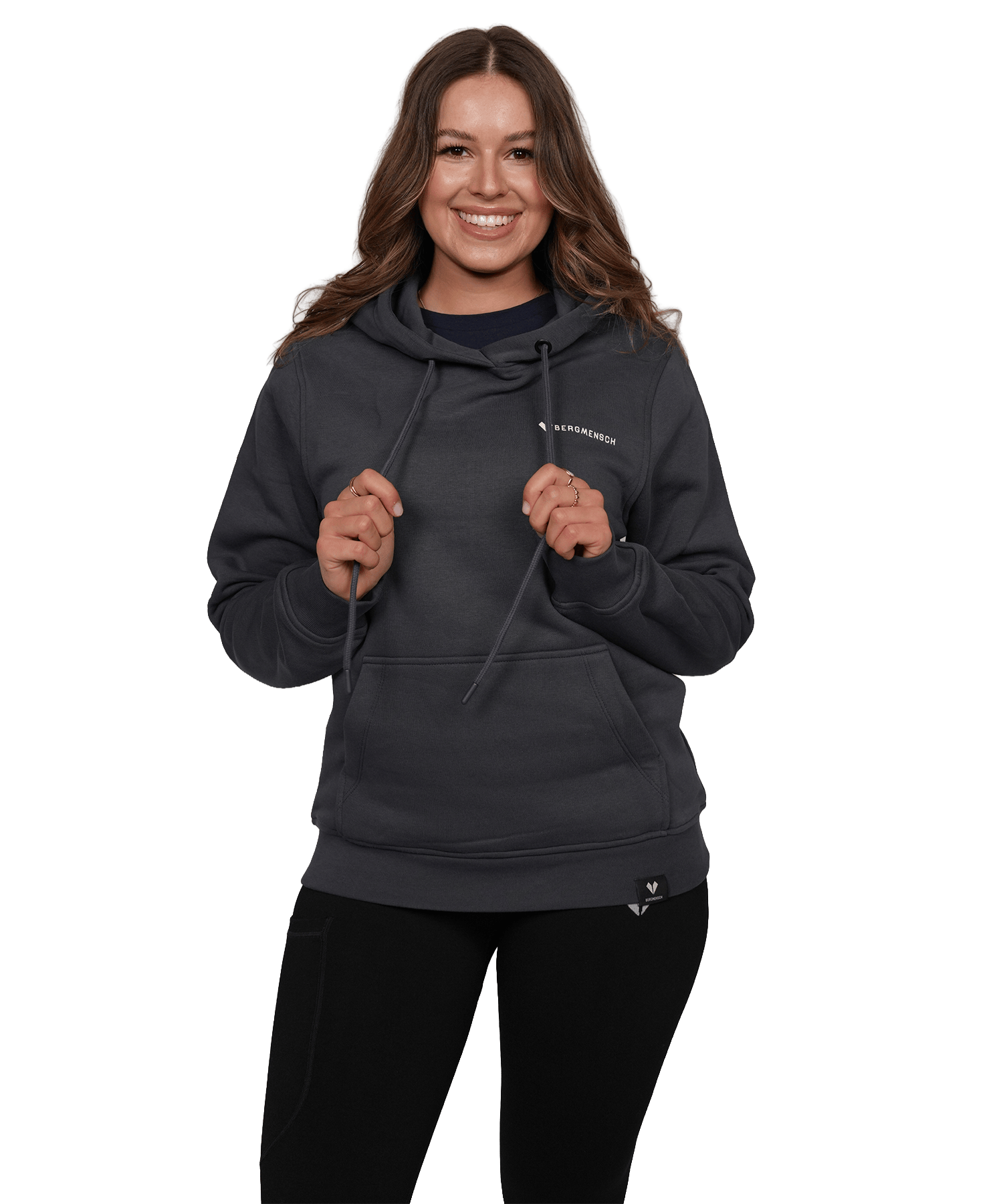 Höhenlinie (Backprint) - Unisex Premium Organic Hoodie