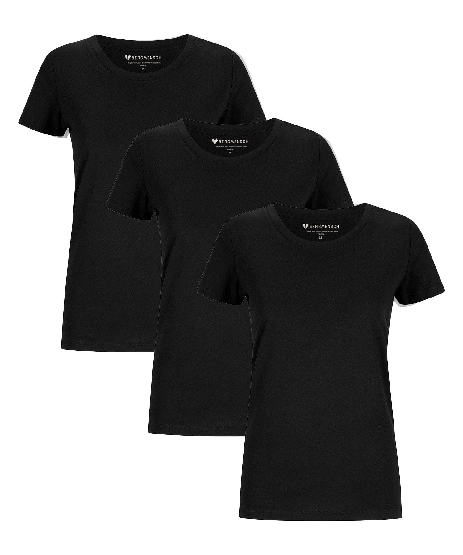 Basics Collection 3er-Pack - Damen Premium Organic Shirt