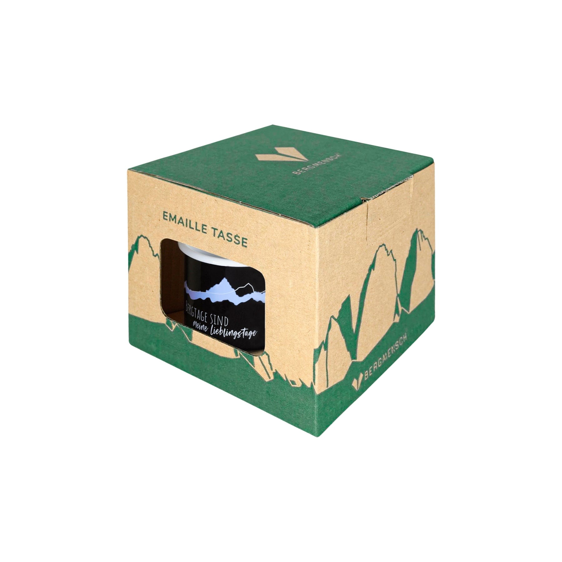 BERGMENSCH® - Emaille Tasse - Bergtage