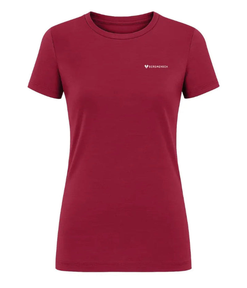 Frontansicht Merino Essential Shirt Burgundy