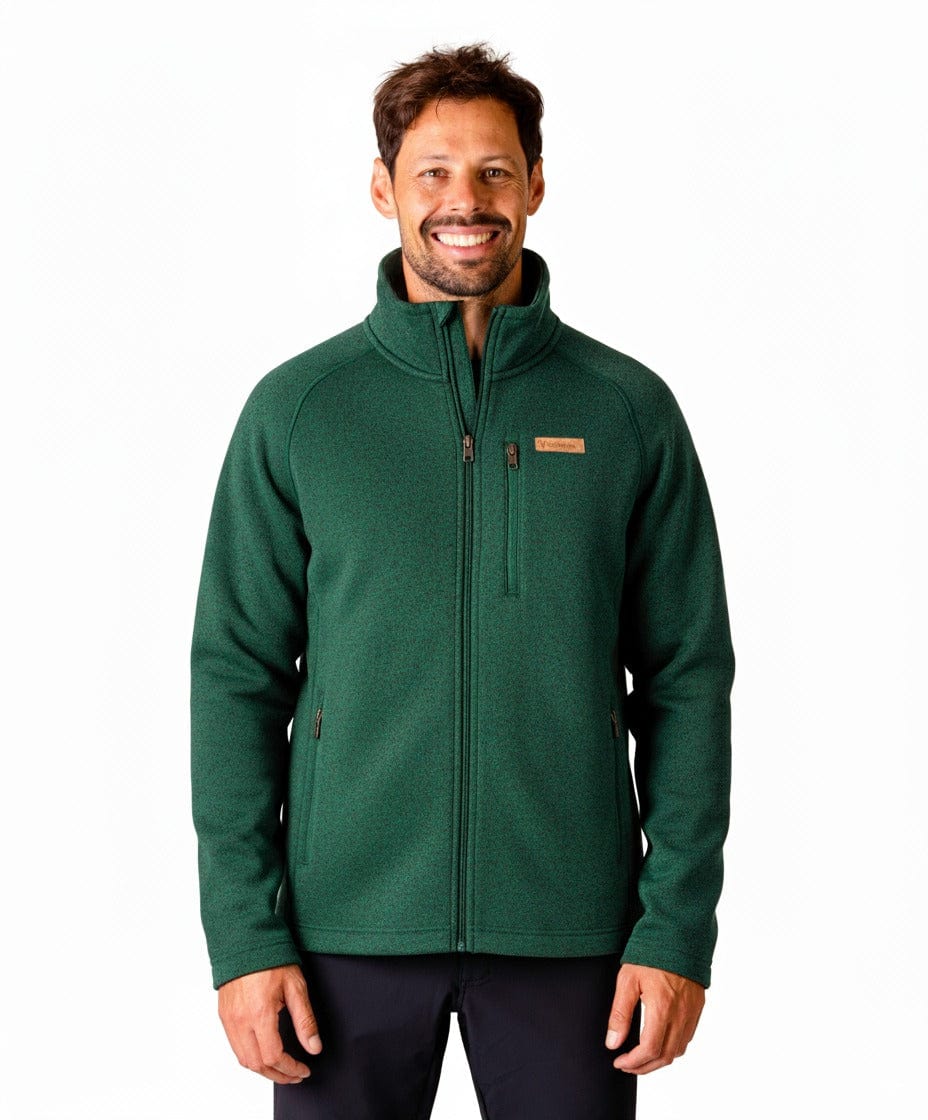 BERGMENSCH® - Herren Strickfleece-Jacke