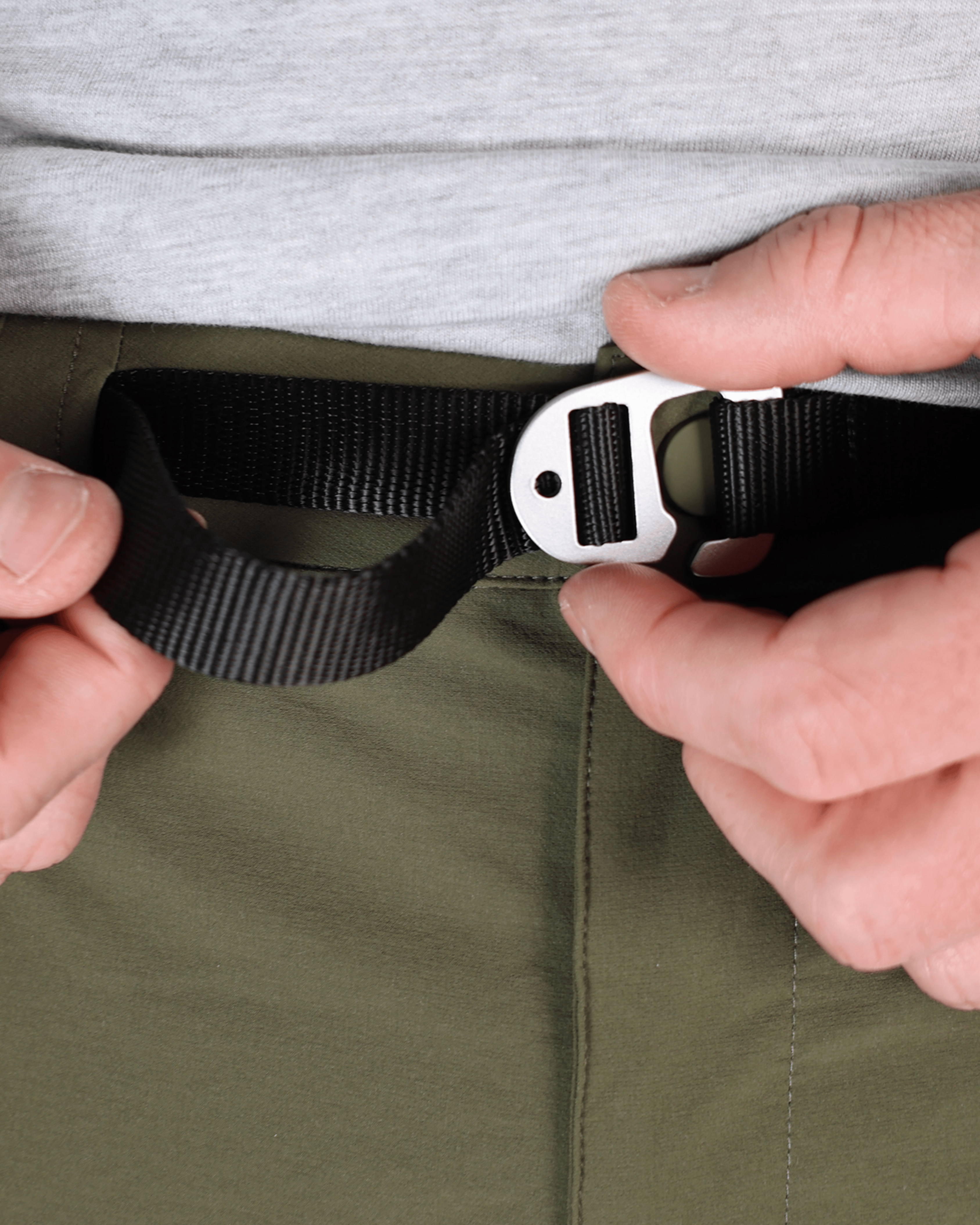 Detailansicht Zip Off Wanderhose Bergmensch