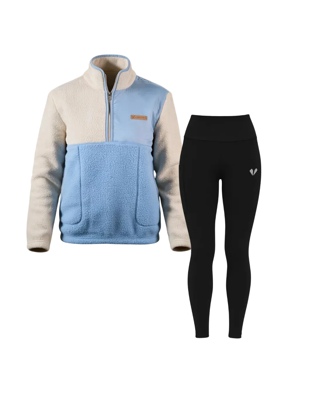 Sherpa Half Zip & Leggings
