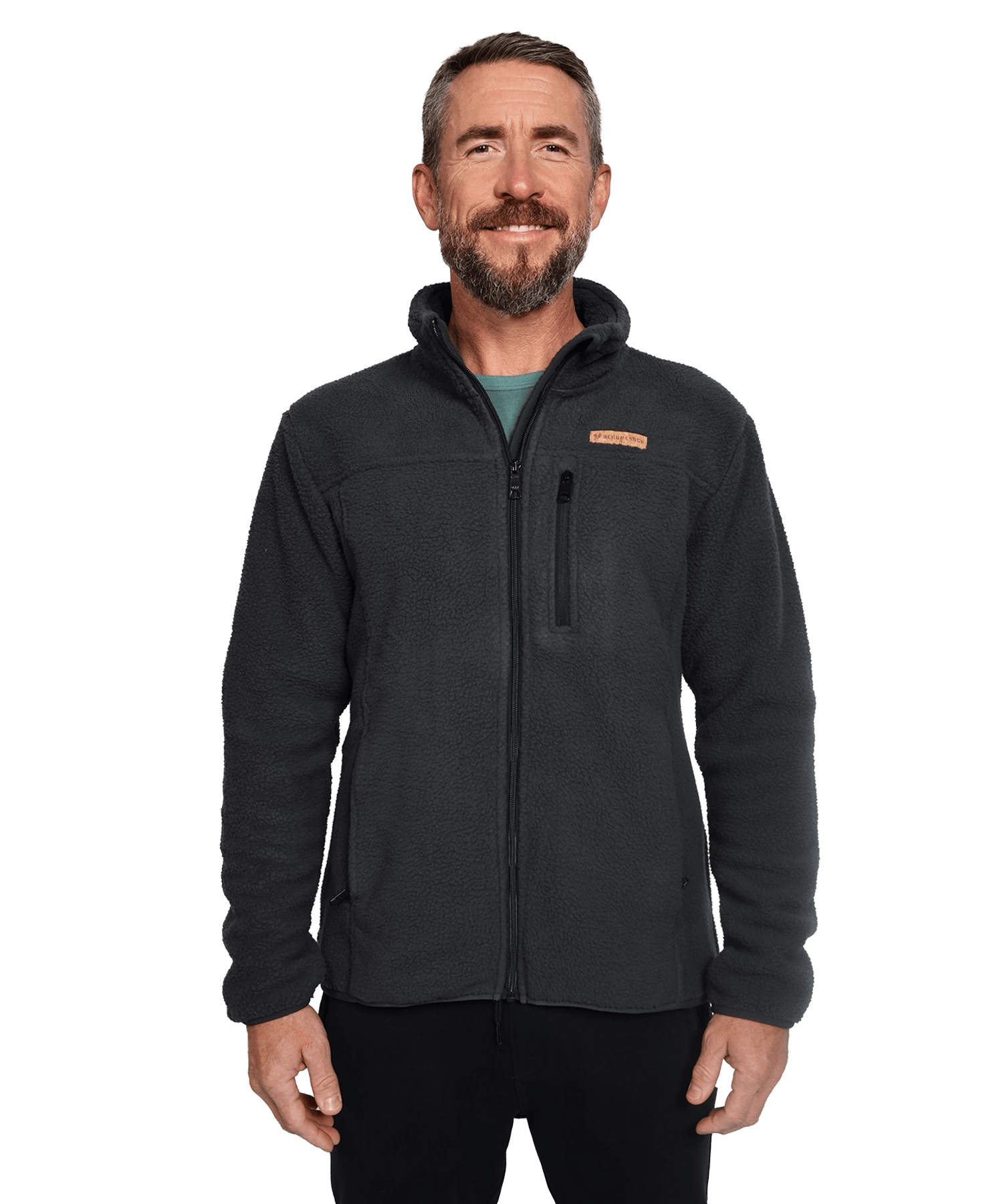 Herren Sherpa Fleece Jacke