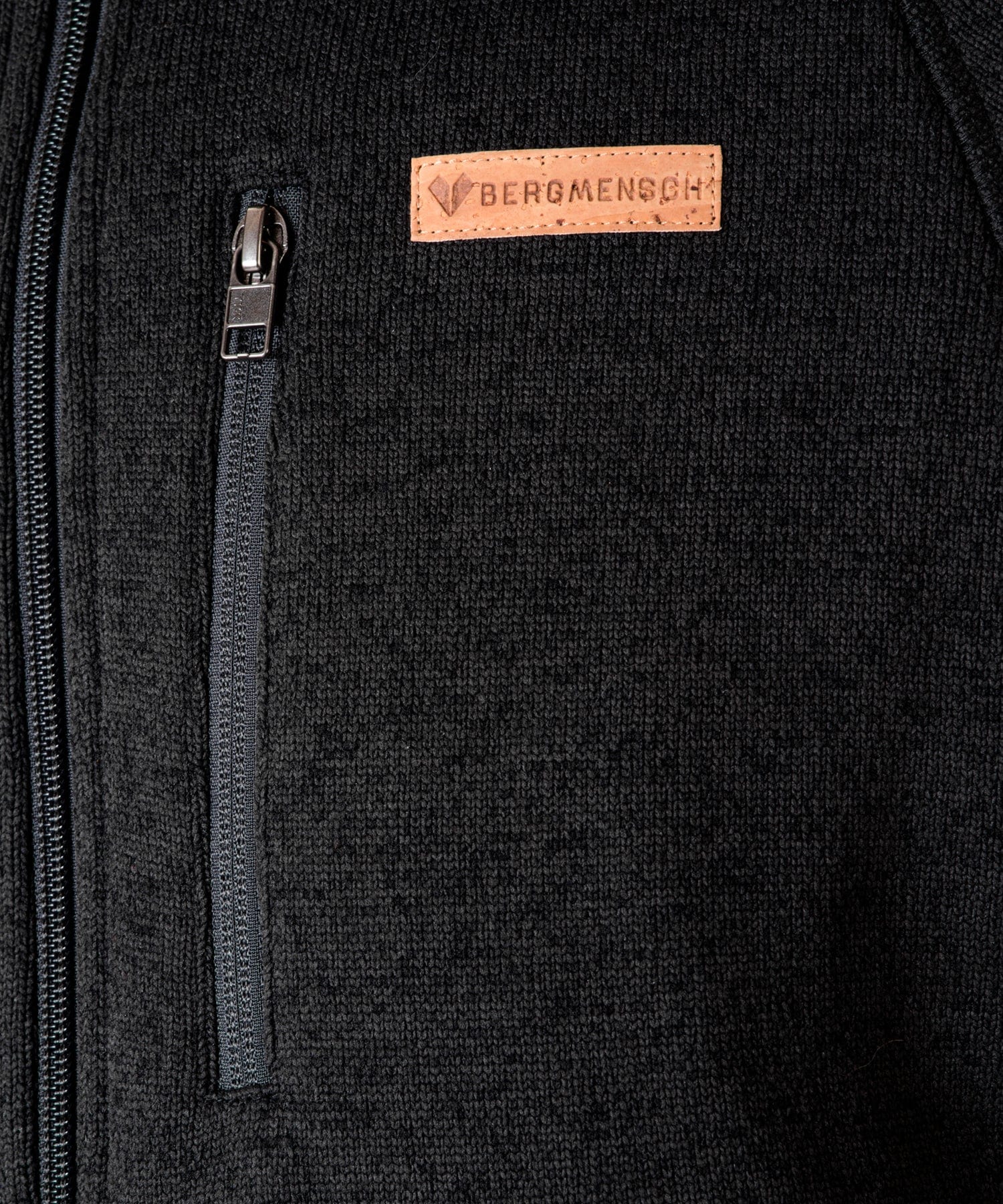 BERGMENSCH® - Herren Half-Zip Strickfleece