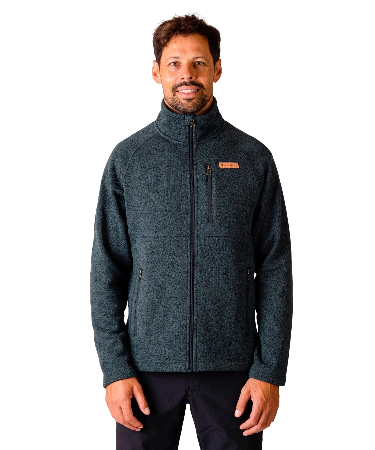 BERGMENSCH® - Herren Strickfleece-Jacke