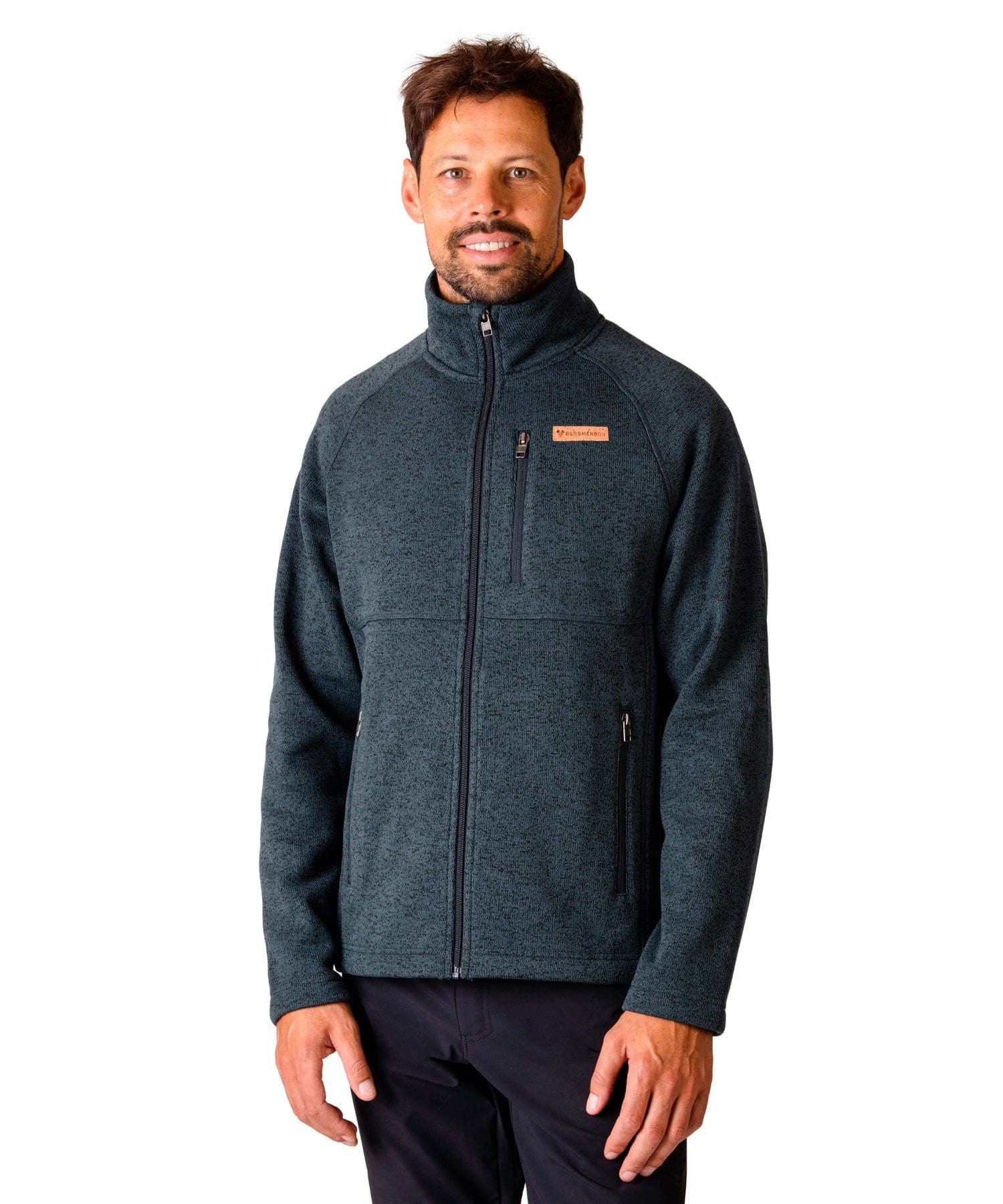BERGMENSCH® - Herren Strickfleece-Jacke