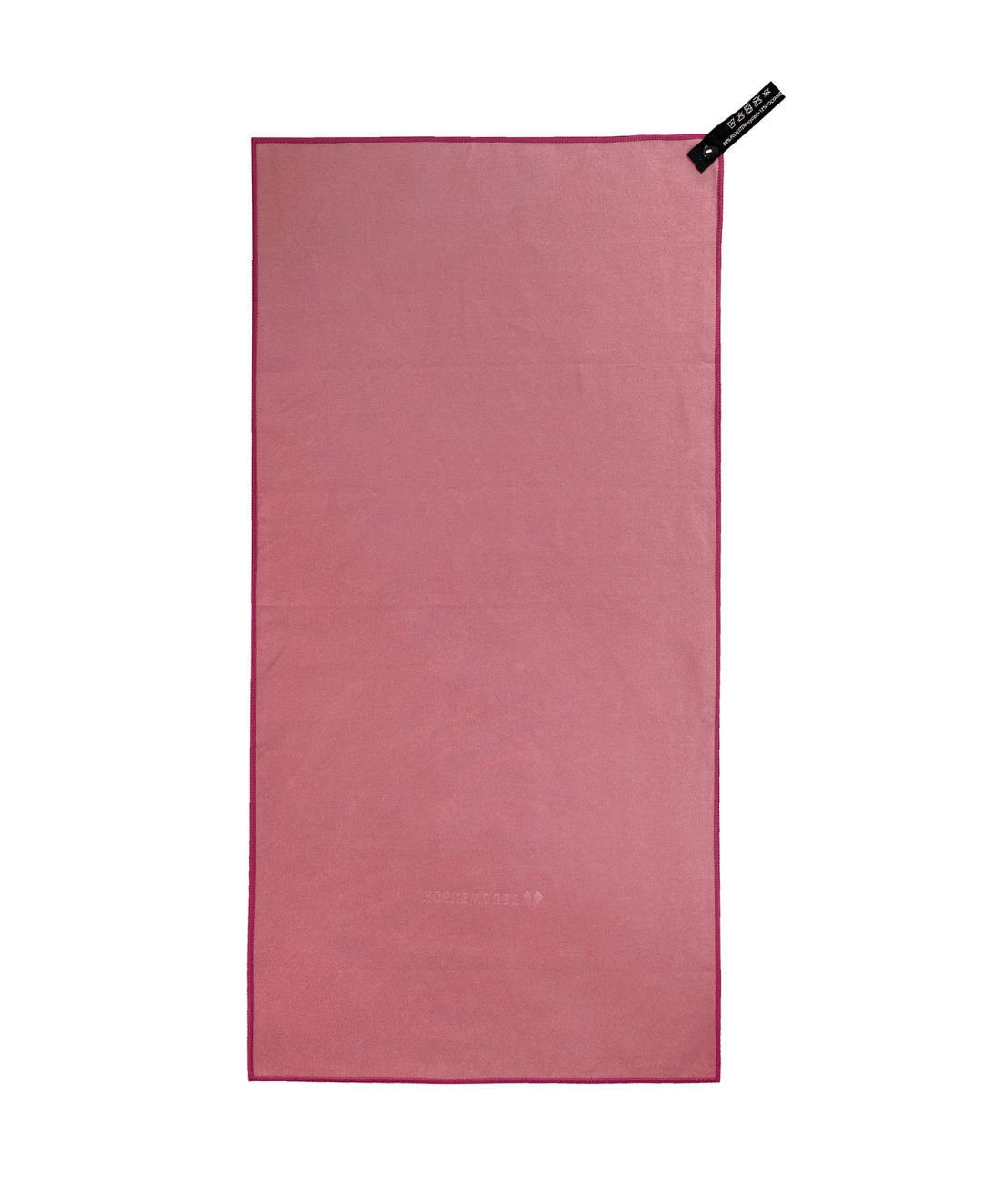Mikrofaserhandtuch ausgerollt in Hibiskus