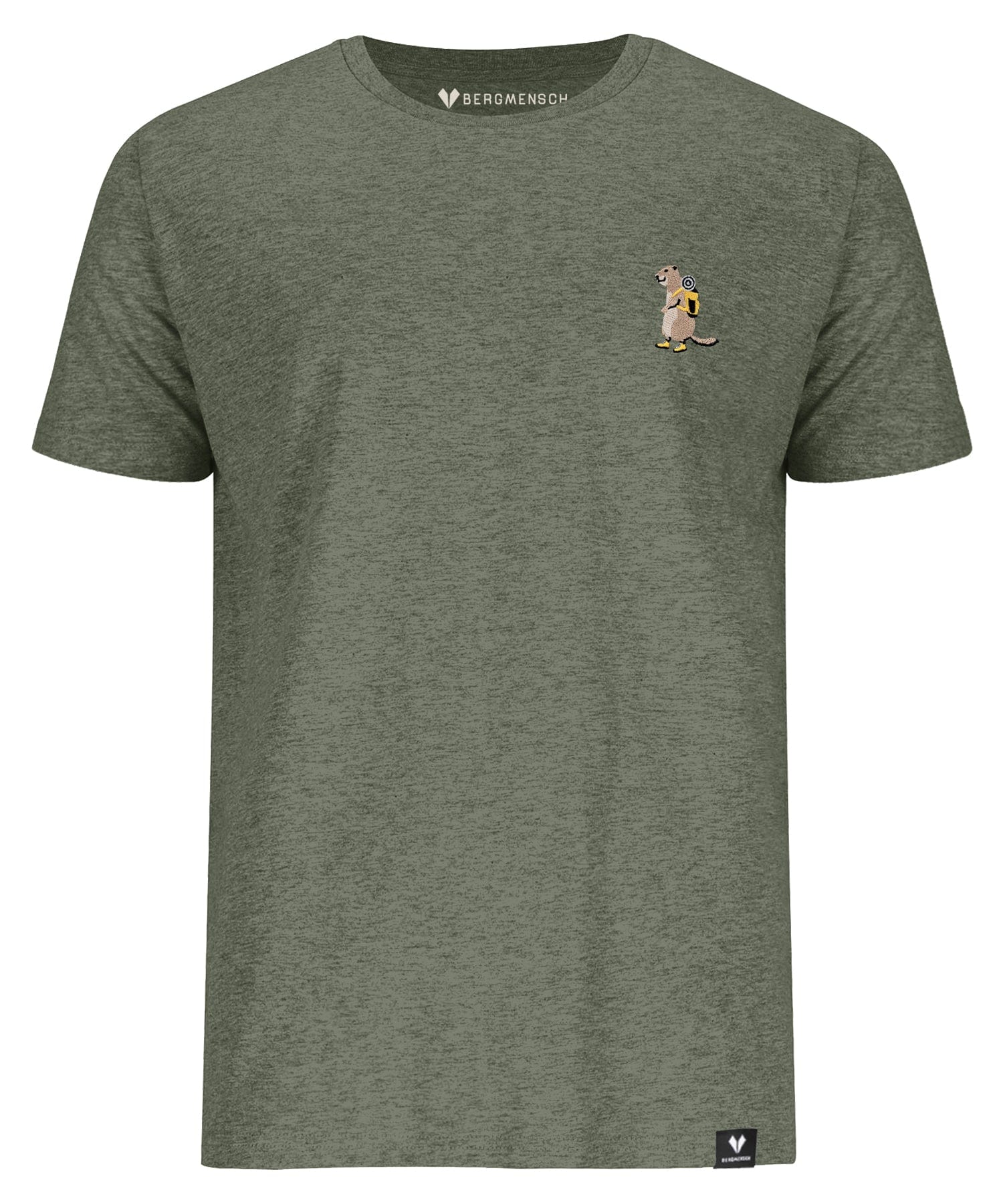 Murmeltier Wandern (Stick) - Unisex Premium Organic Shirt