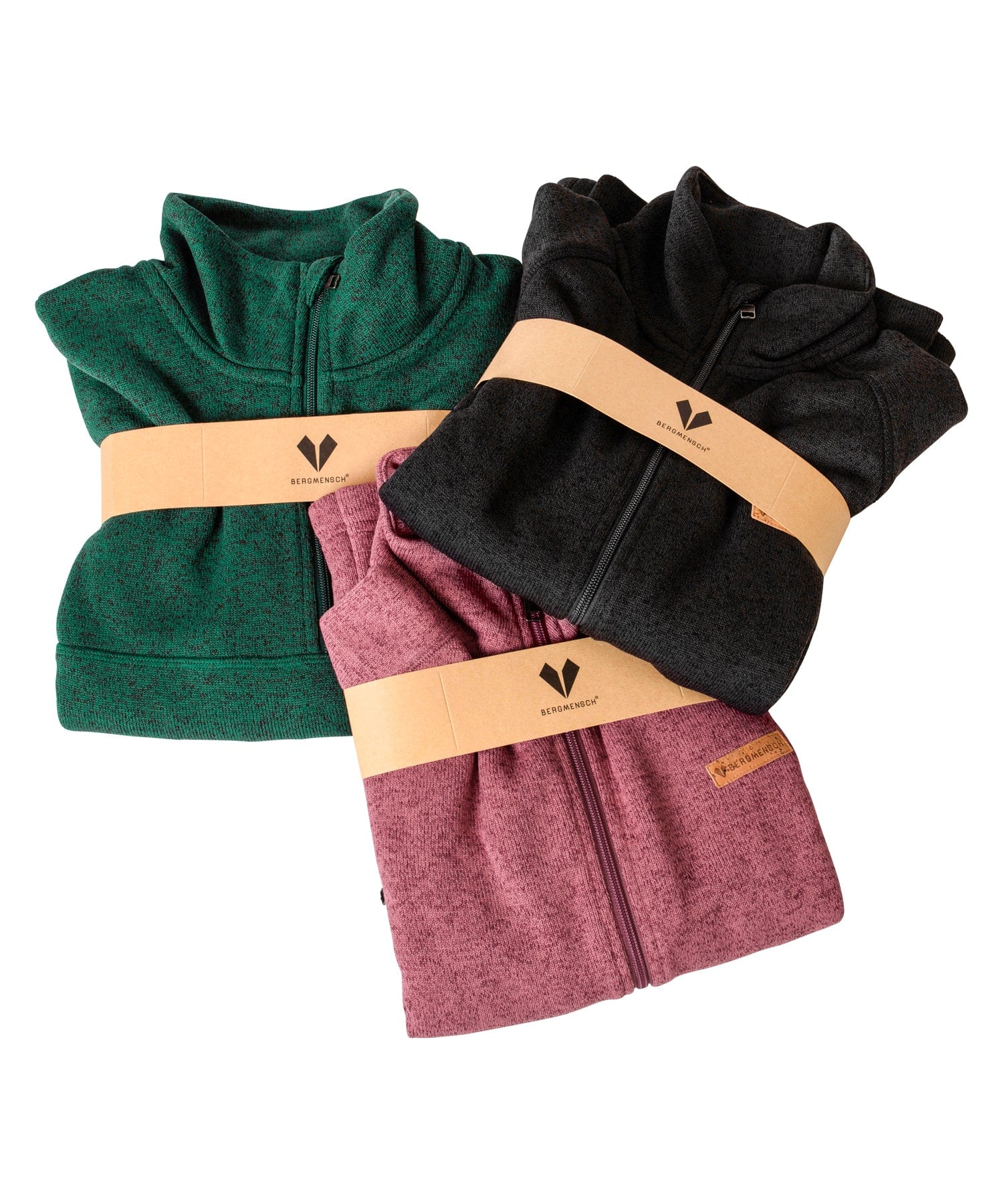 BERGMENSCH® - Damen Half-Zip Strickfleece