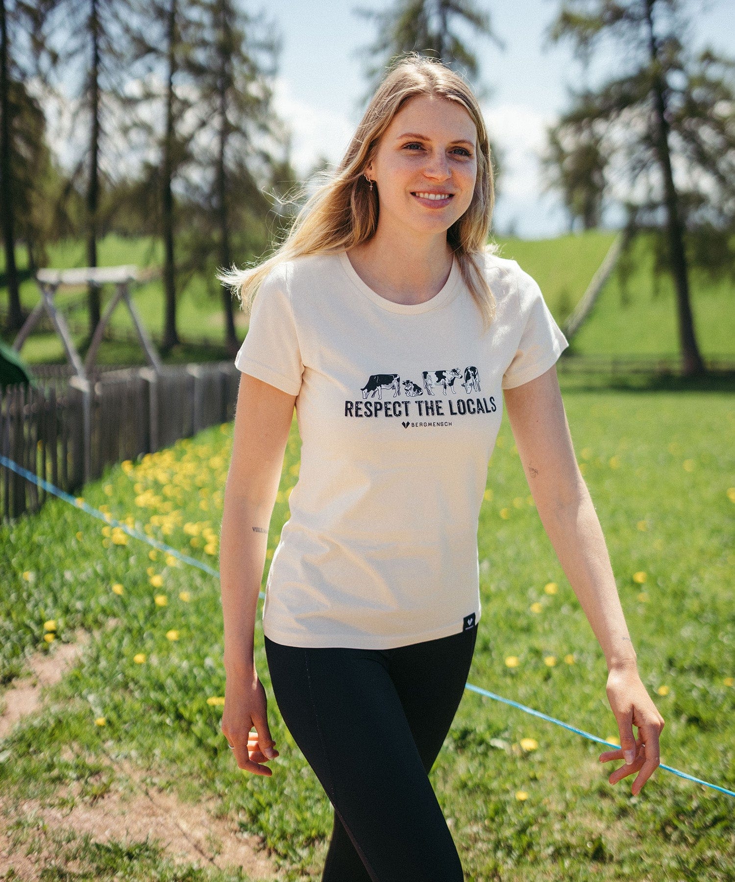 Respect the Locals - Damen Premium Organic Shirt