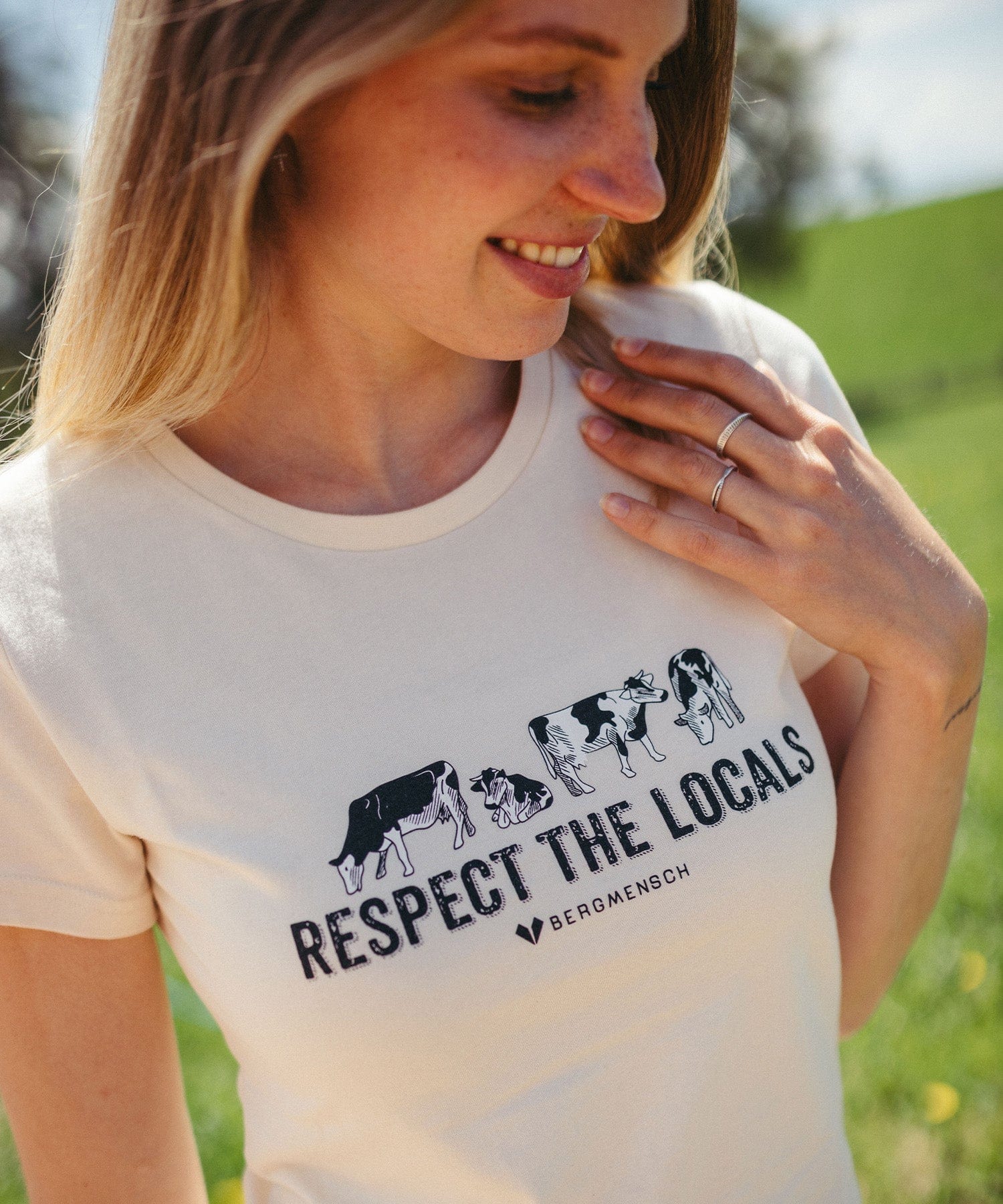Respect the Locals - Damen Premium Organic Shirt