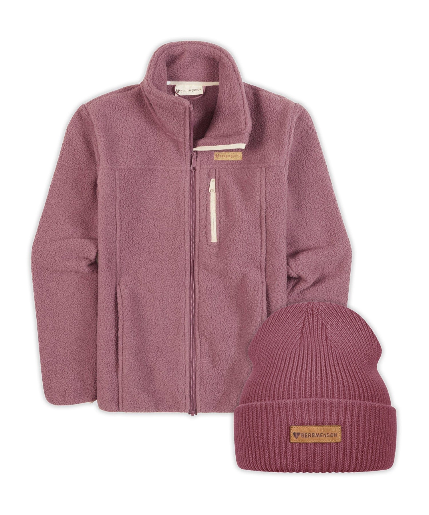 Sherpa Fleece + Cozy Fleece Beanie