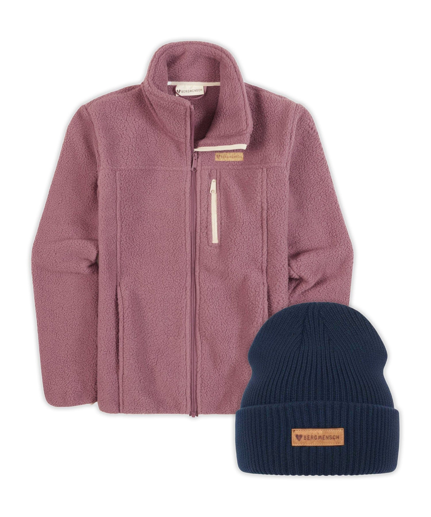 Sherpa Fleece + Cozy Fleece Beanie