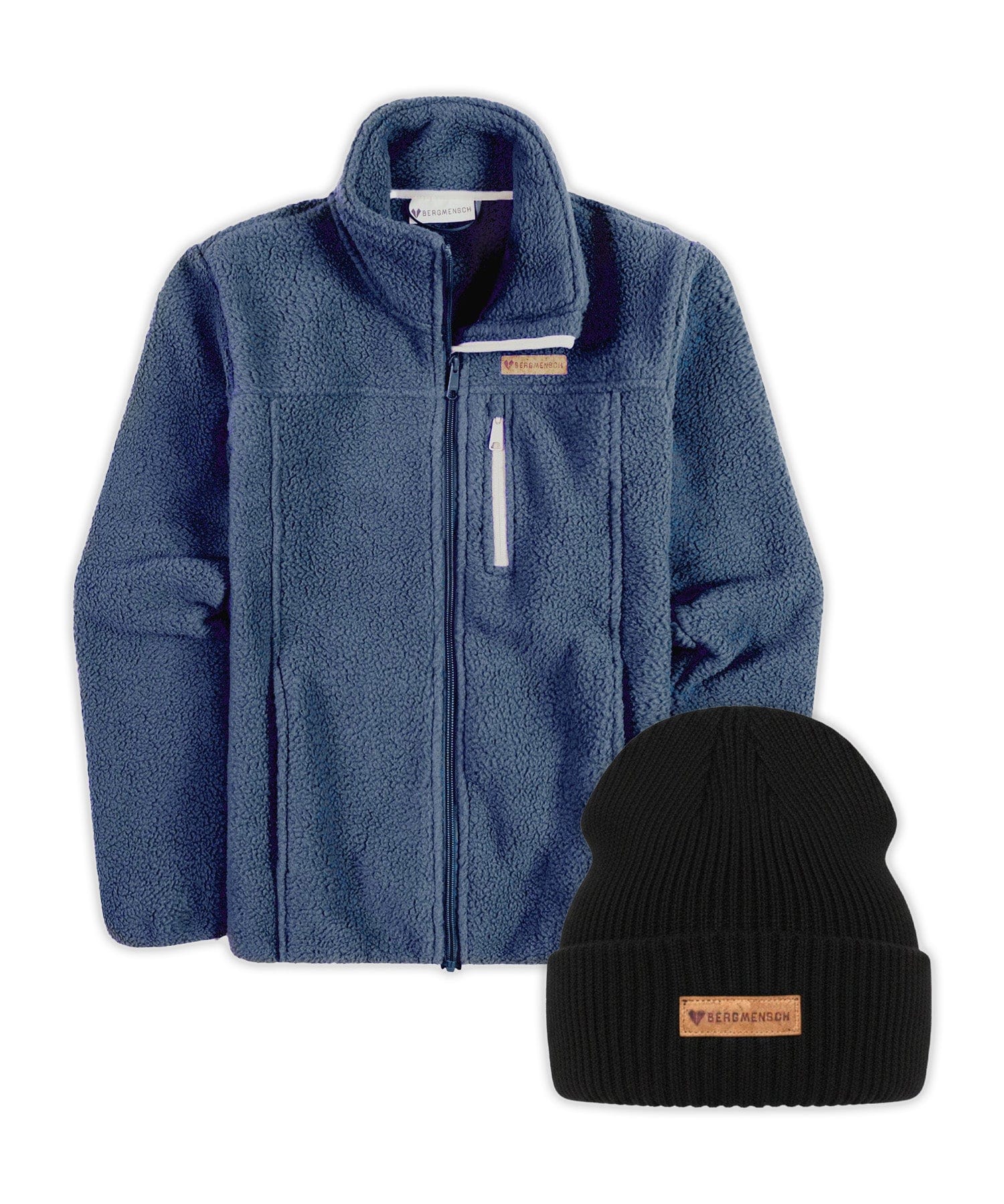 Sherpa Fleece + Cozy Fleece Beanie