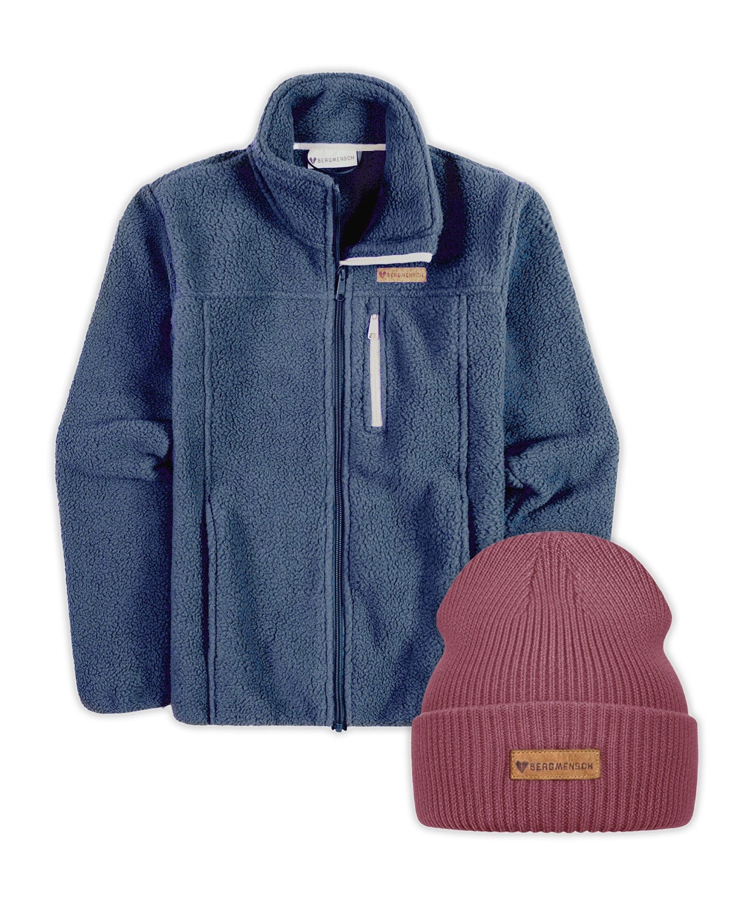 Sherpa Fleece + Cozy Fleece Beanie