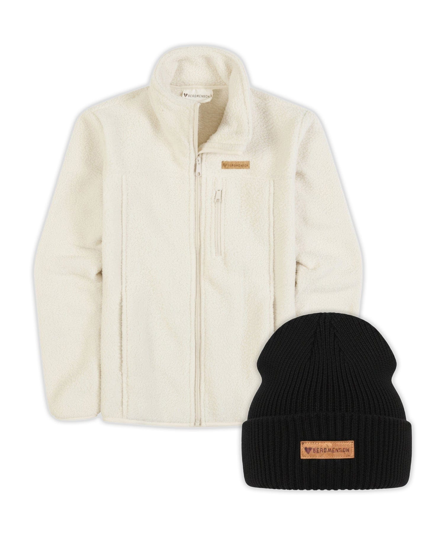 Sherpa Fleece + Cozy Fleece Beanie
