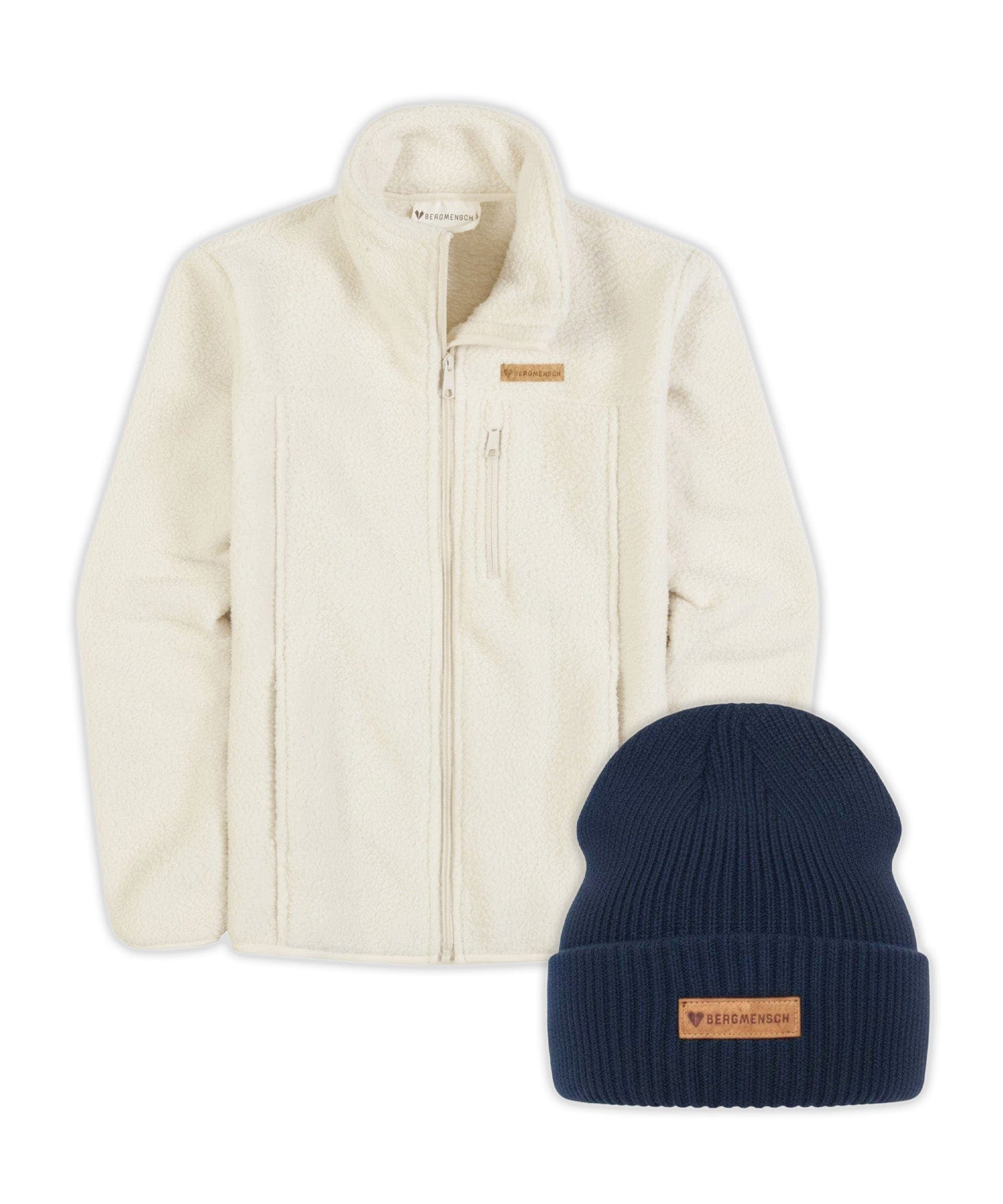 Sherpa Fleece + Cozy Fleece Beanie