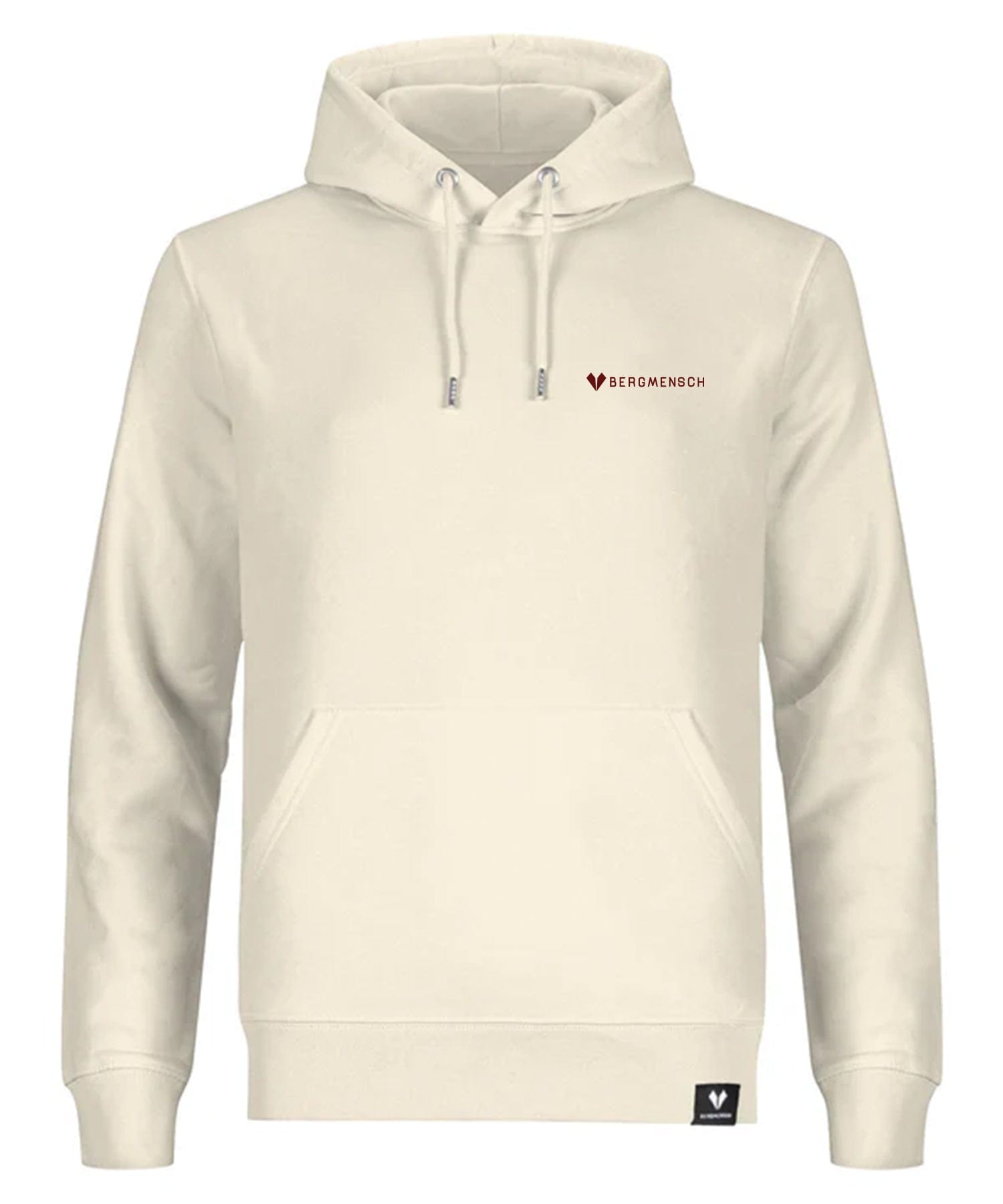 Bergmensch Topografie (rot) - Unisex Premium Organic Hoodie