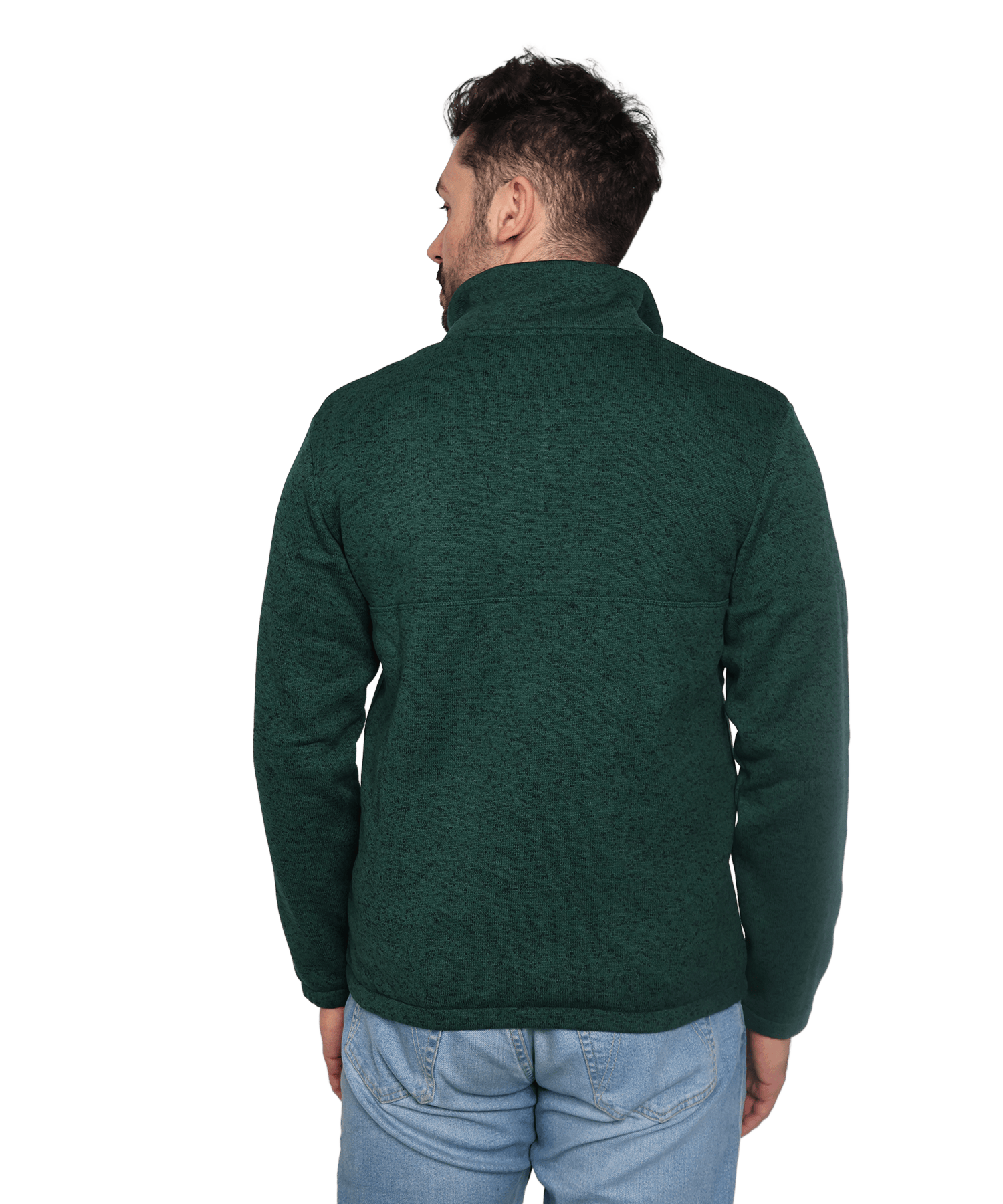 BERGMENSCH® - Herren Half-Zip Strickfleece