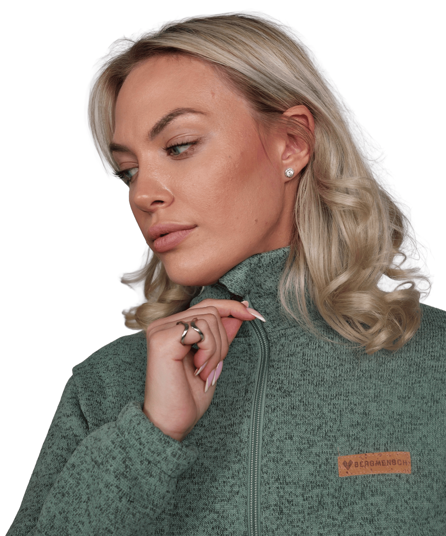 BERGMENSCH® - Damen Half-Zip Strickfleece