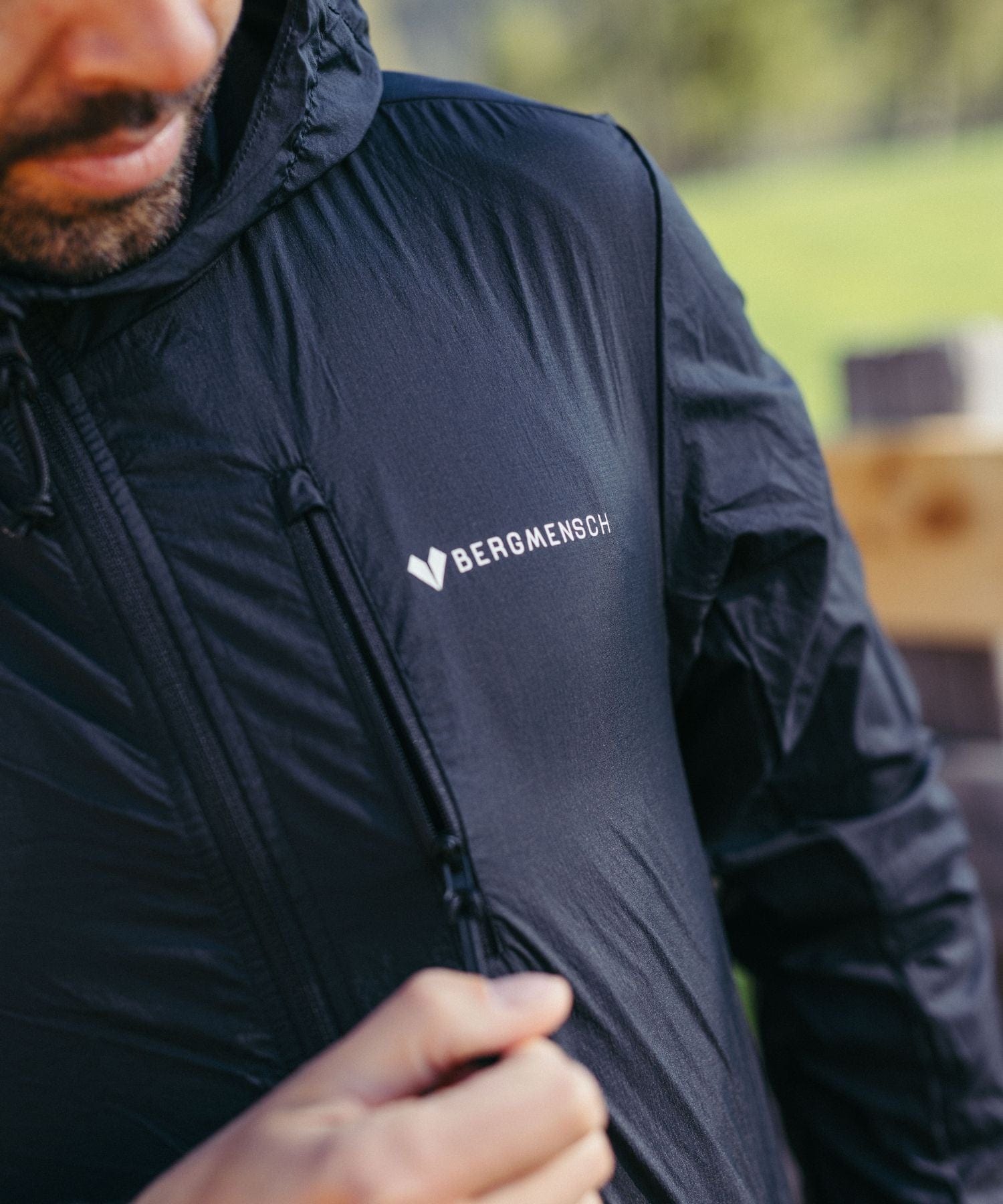 Herren Windbreaker Jacke