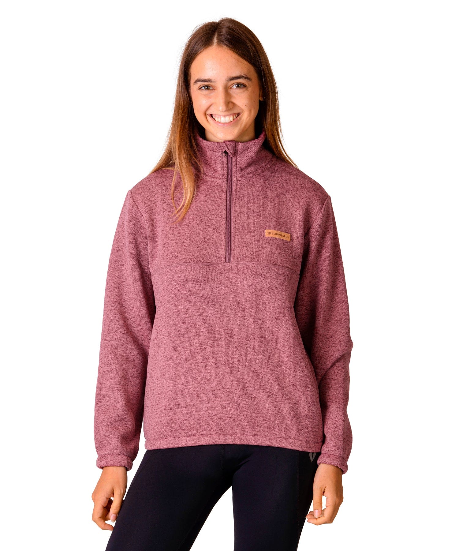 BERGMENSCH® - Damen Half-Zip Strickfleece
