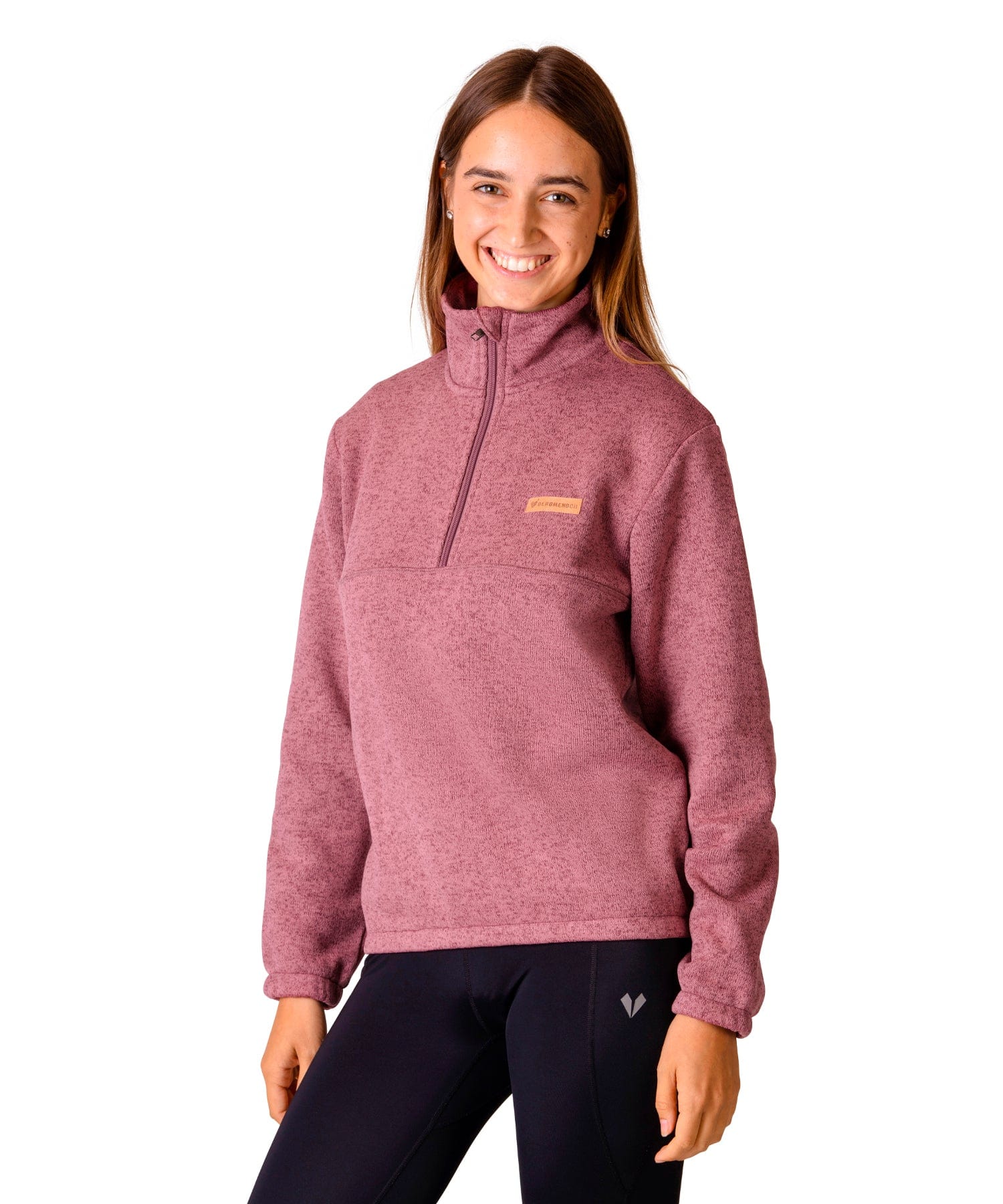 BERGMENSCH® - Damen Half-Zip Strickfleece