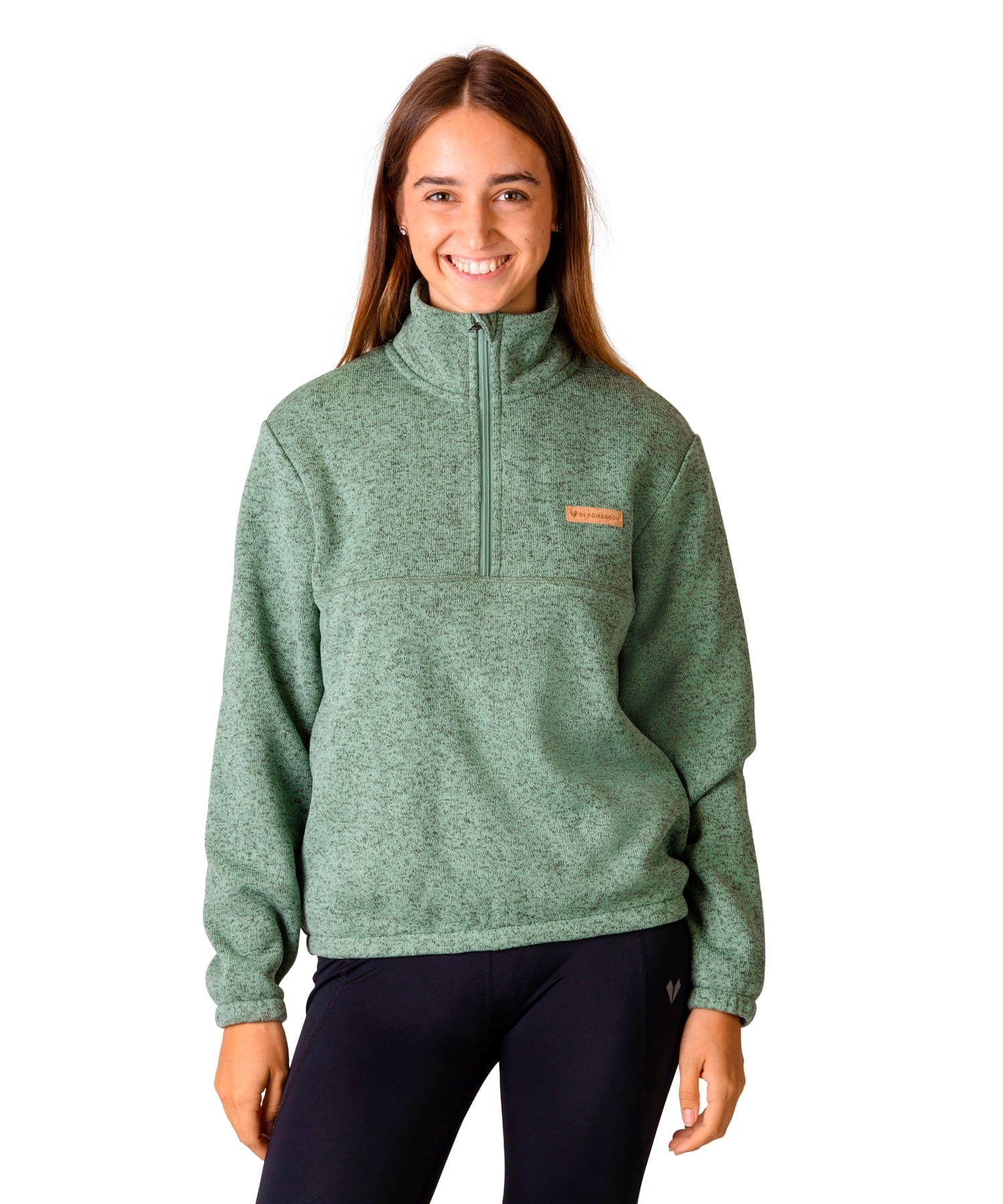 BERGMENSCH® - Damen Half-Zip Strickfleece