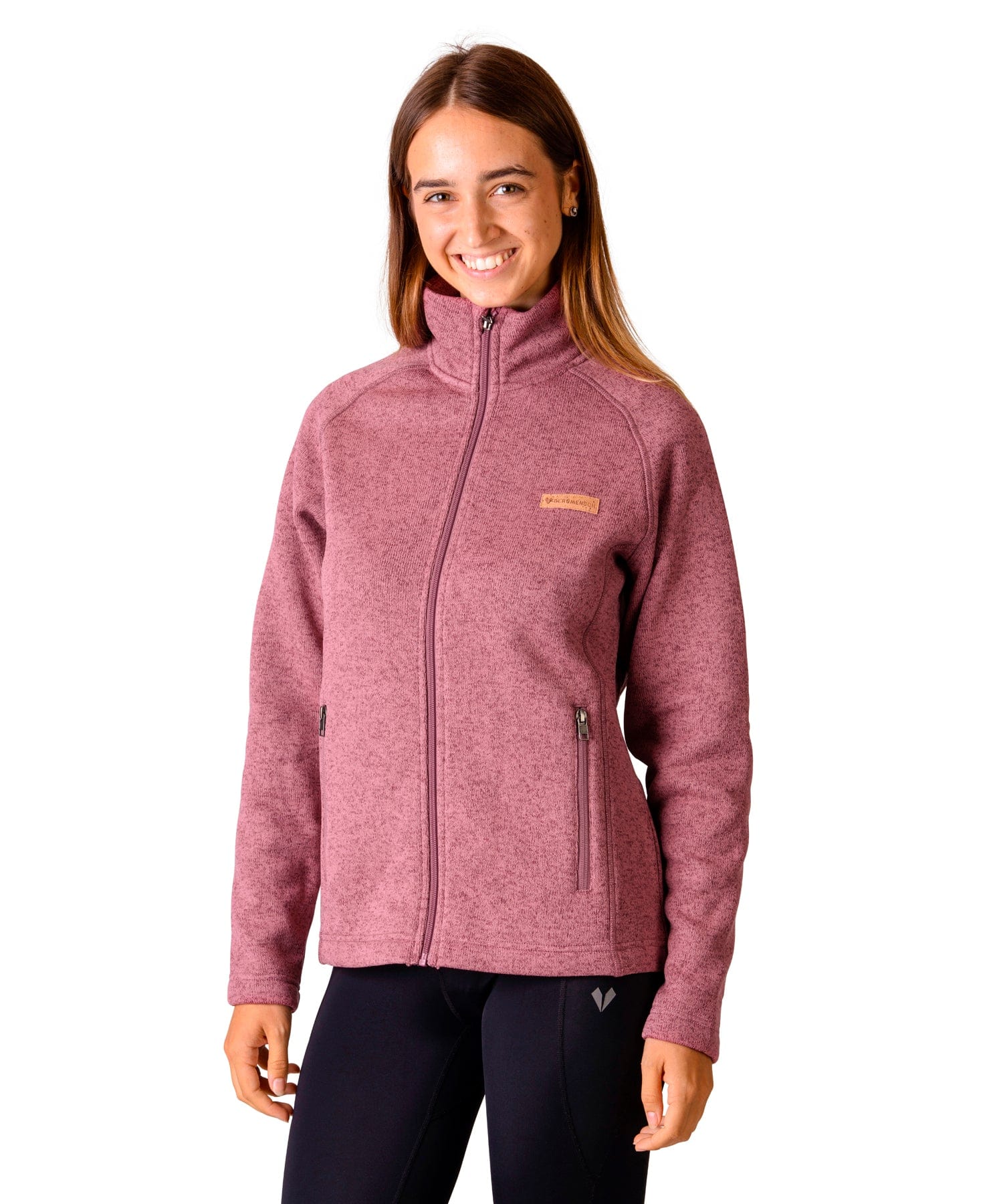 BERGMENSCH® - Damen Strickfleece-Jacke
