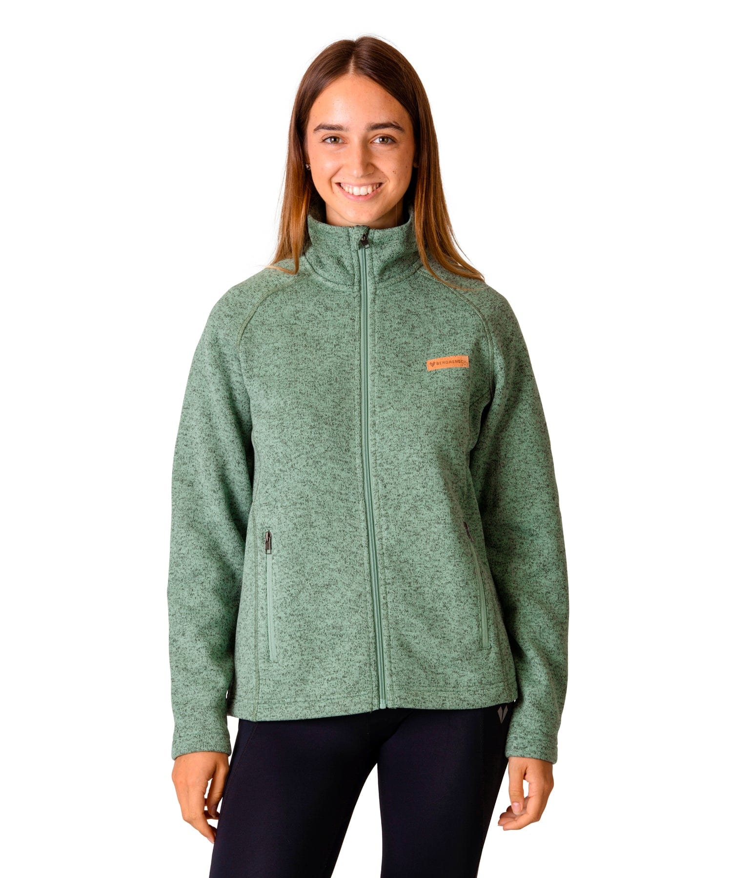 BERGMENSCH® - Damen Strickfleece-Jacke