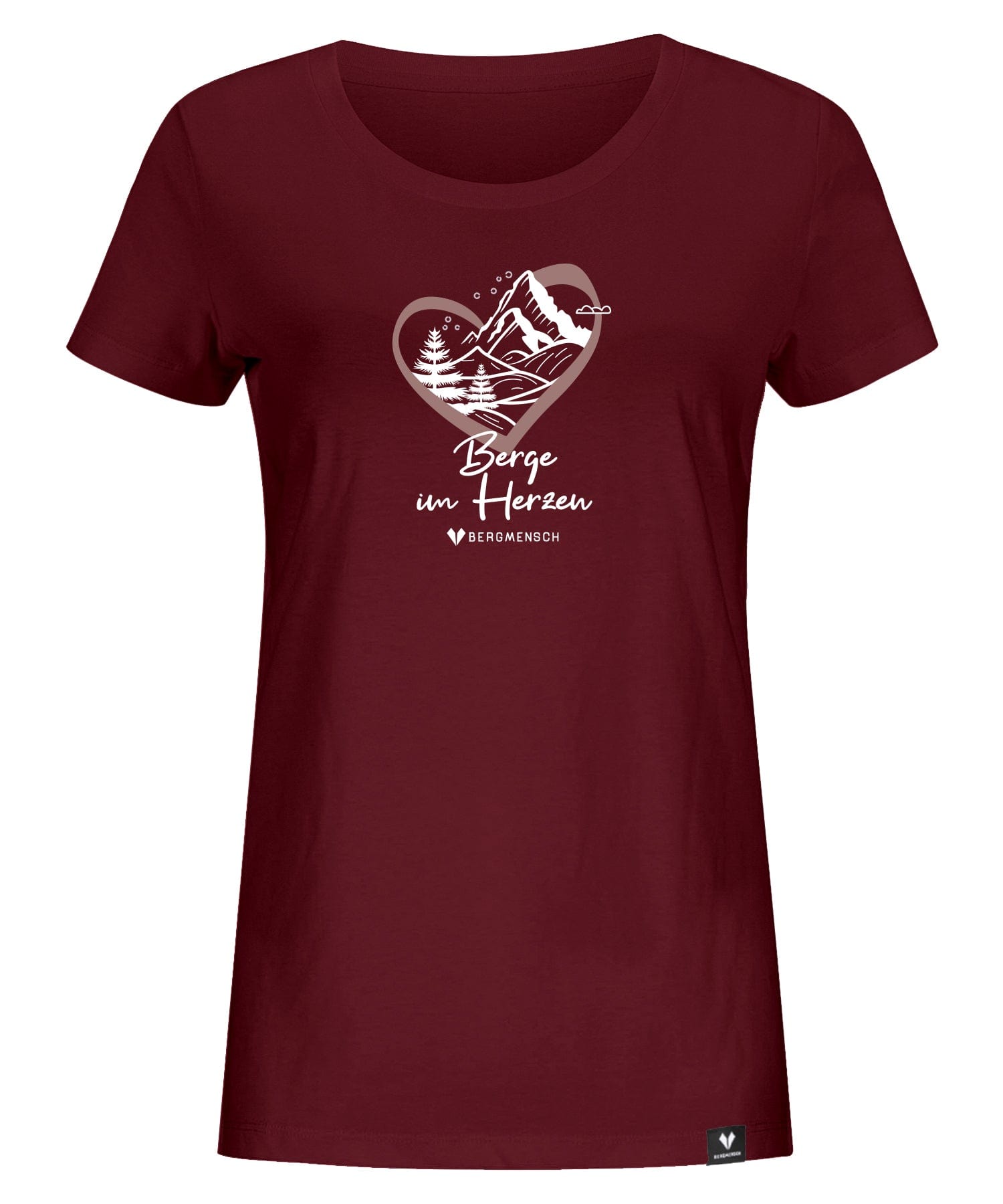 Berge im Herzen - Damen Premium Organic Shirt von Bergmensch