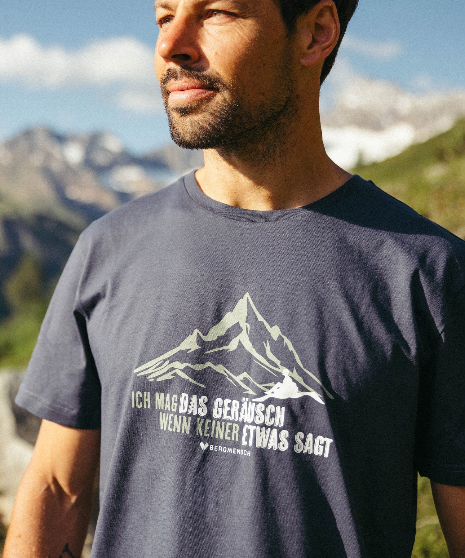 Das Geräusch, wenn keiner etwas sagt - Unisex Premium Organic Shirt