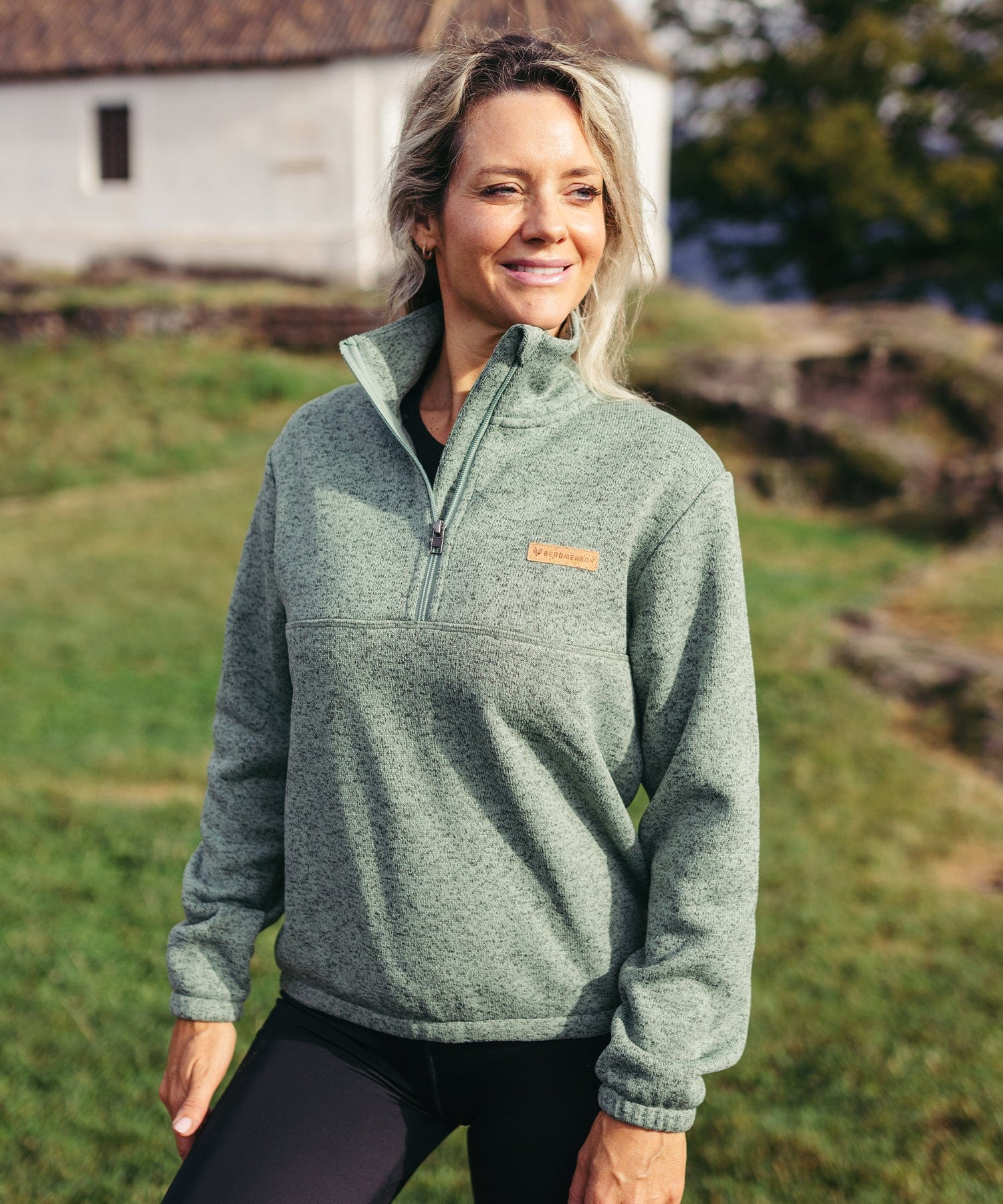 BERGMENSCH® - Damen Half-Zip Strickfleece