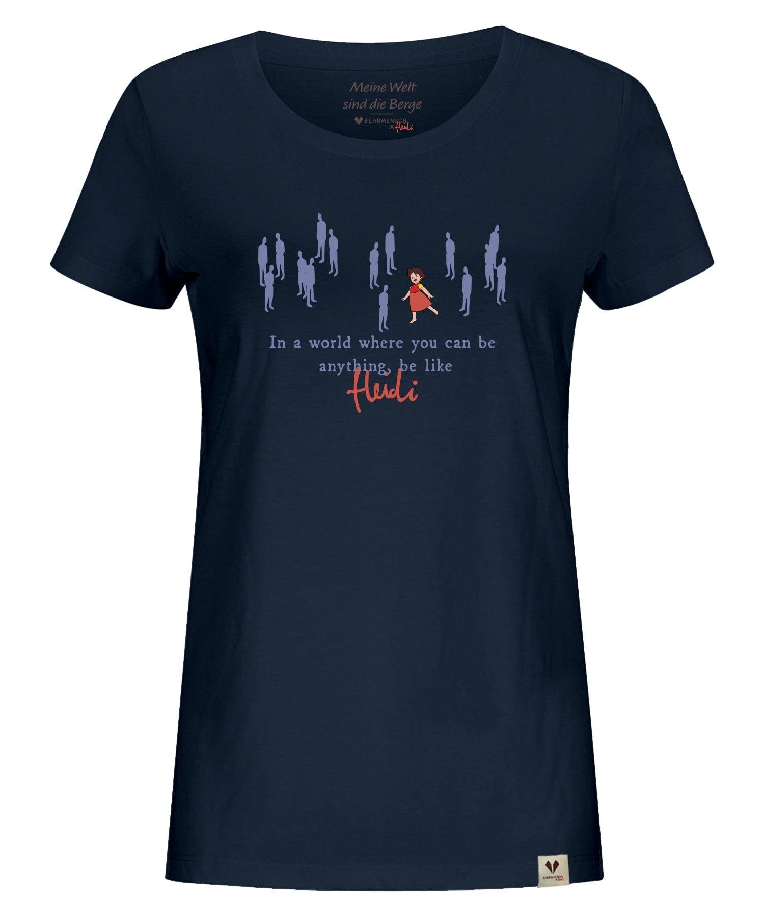 HEIDI - Be Like Heidi - Damen Premium Organic Shirt von Bergmensch