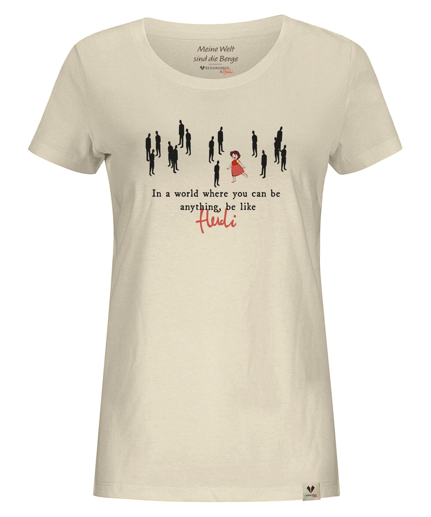 HEIDI - Be Like Heidi - Damen Premium Organic Shirt von Bergmensch