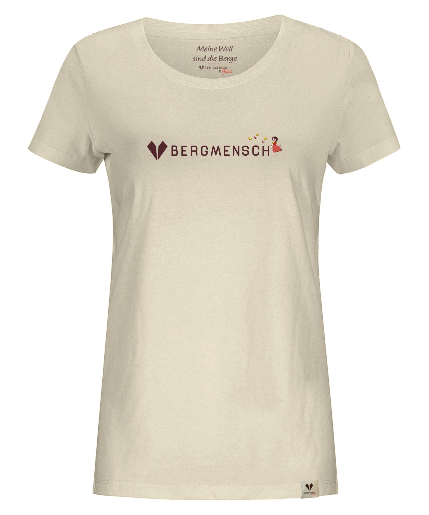 HEIDI - Logo - Damen Premium Organic Shirt von Bergmensch
