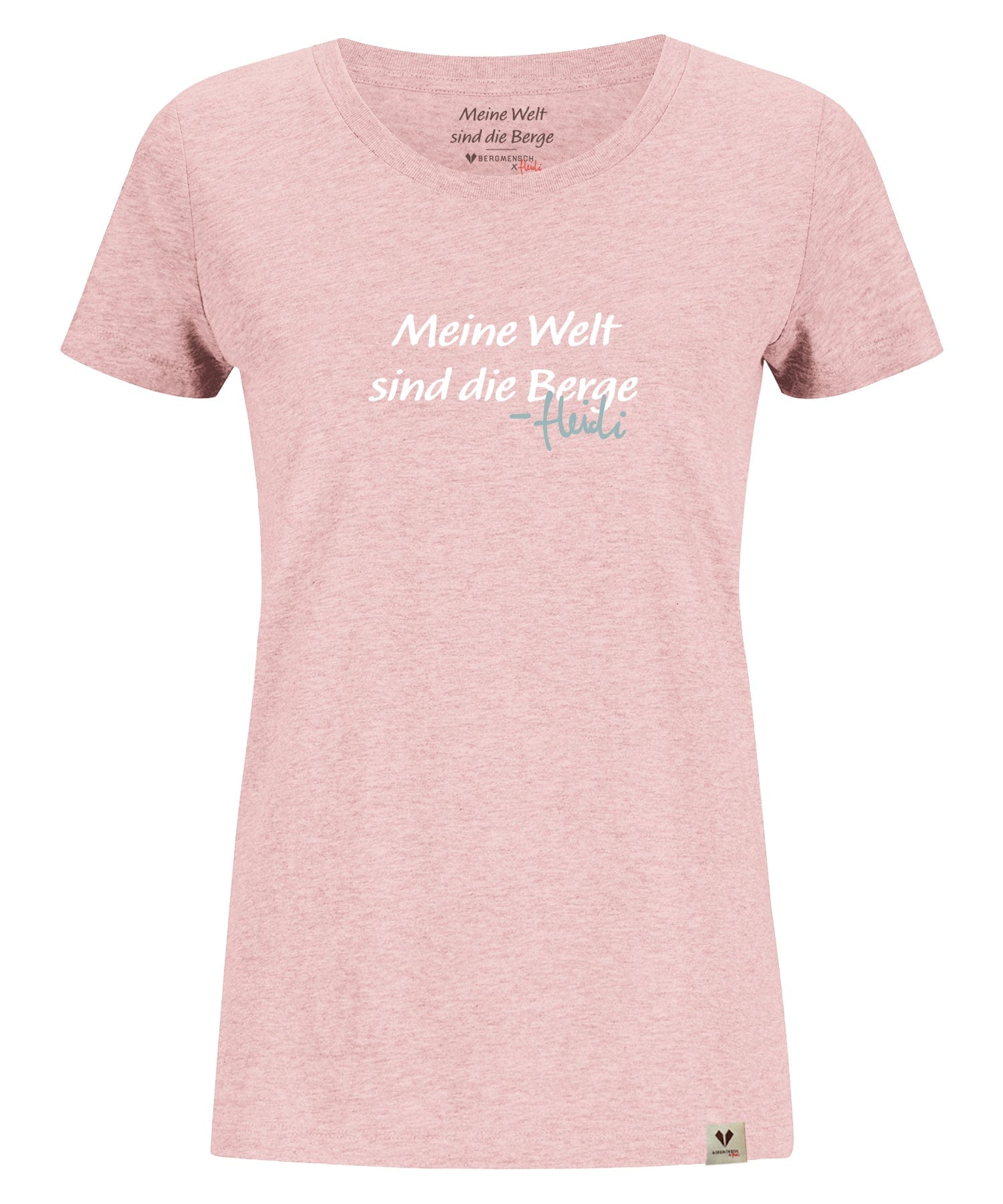HEIDI - Meine Welt sind die Berge - Damen Premium Organic Shirt von Bergmensch