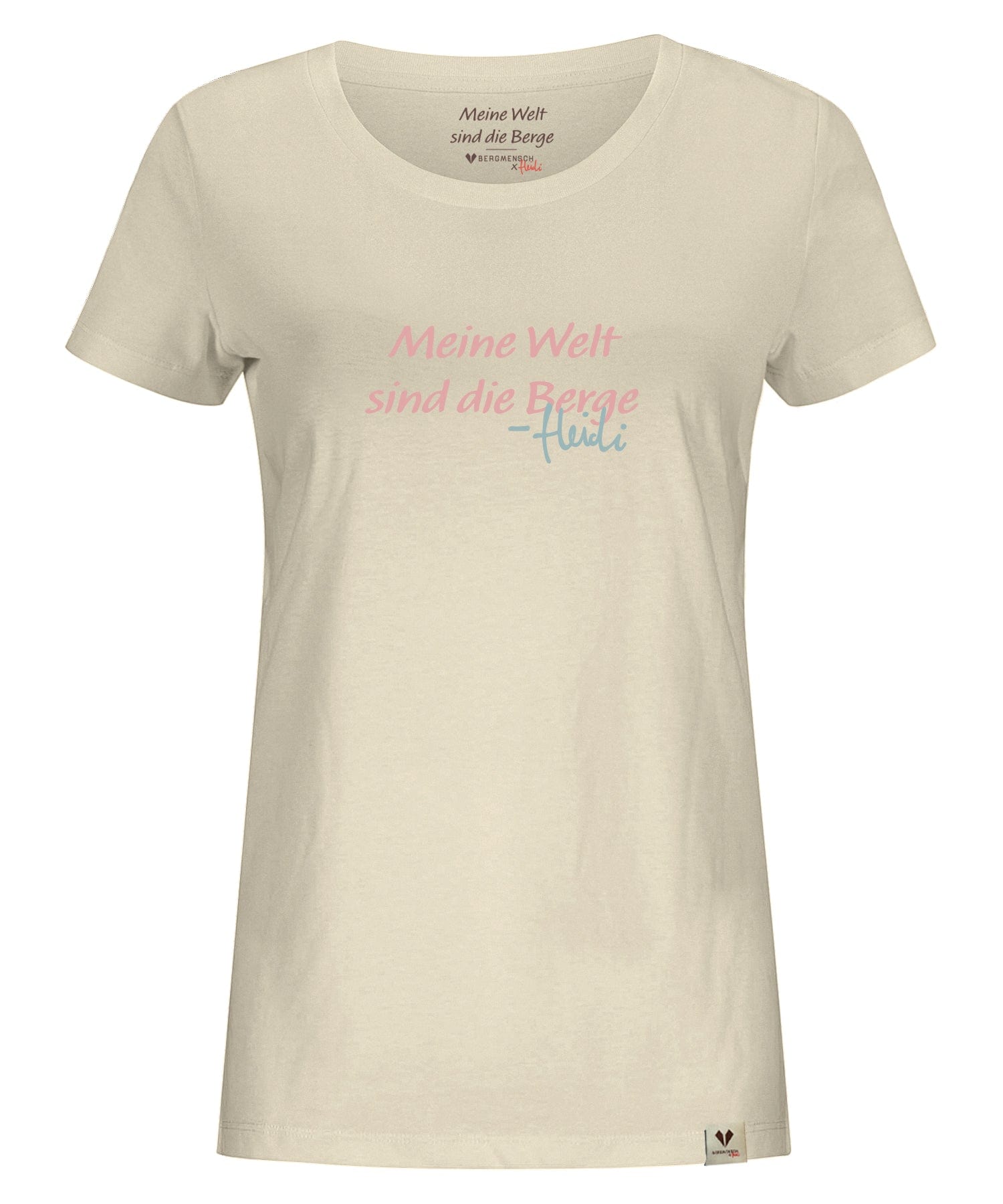 HEIDI - Meine Welt sind die Berge - Damen Premium Organic Shirt von Bergmensch