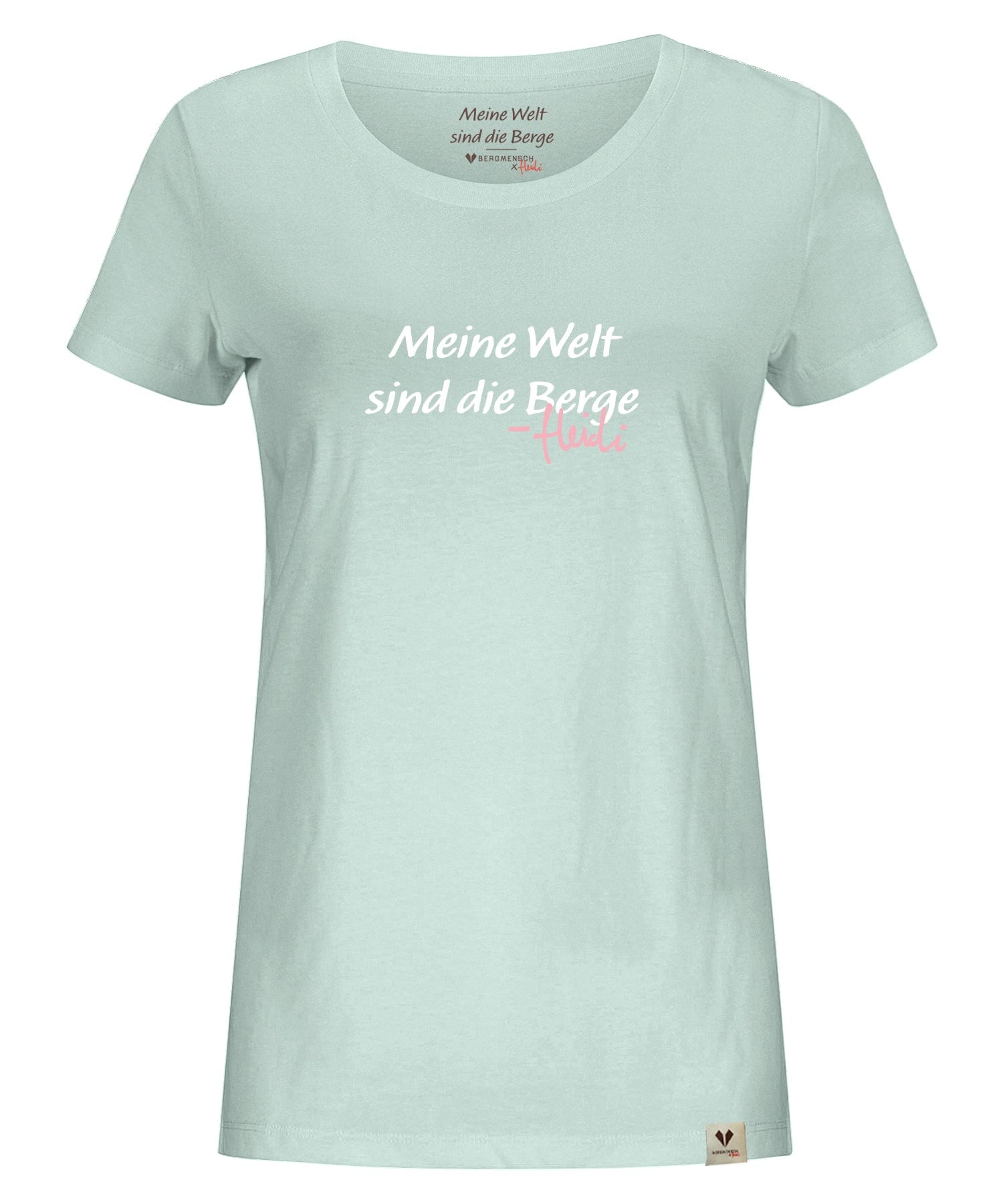 HEIDI - Meine Welt sind die Berge - Damen Premium Organic Shirt von Bergmensch