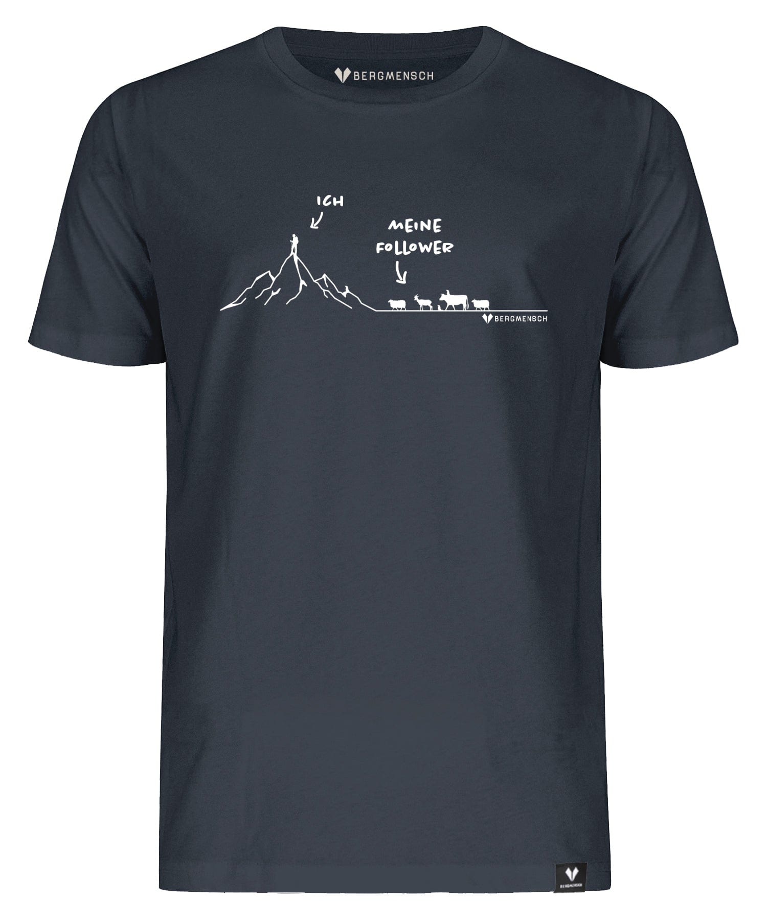 Meine Follower - Unisex Premium Organic Shirt von Bergmensch