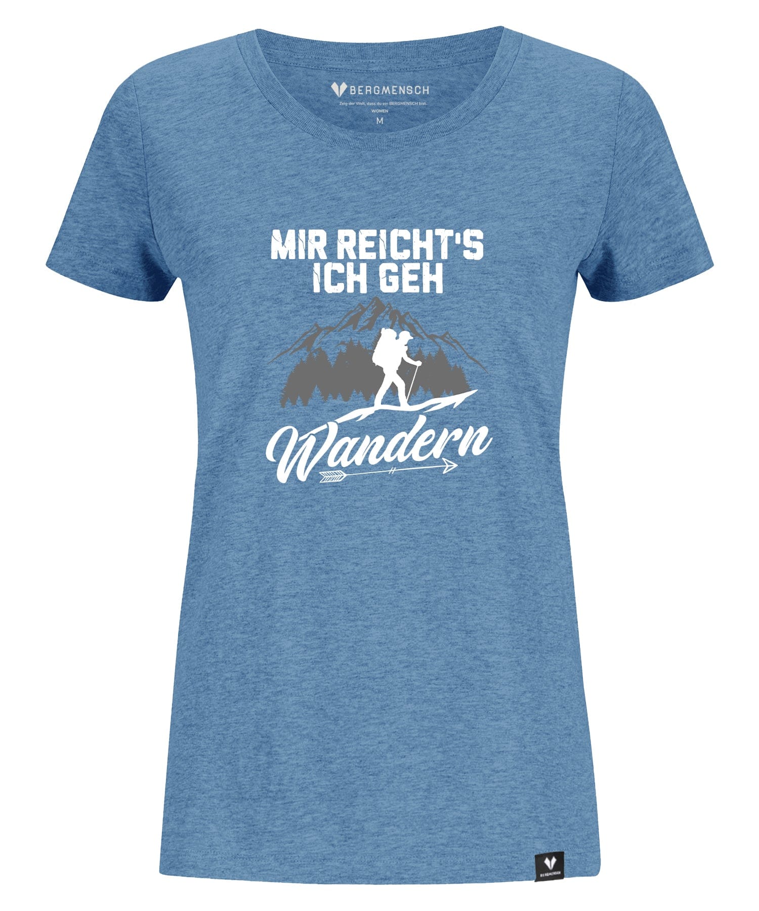 Mir reicht's ich geh wandern - Damen Premium Organic Shirt von Bergmensch