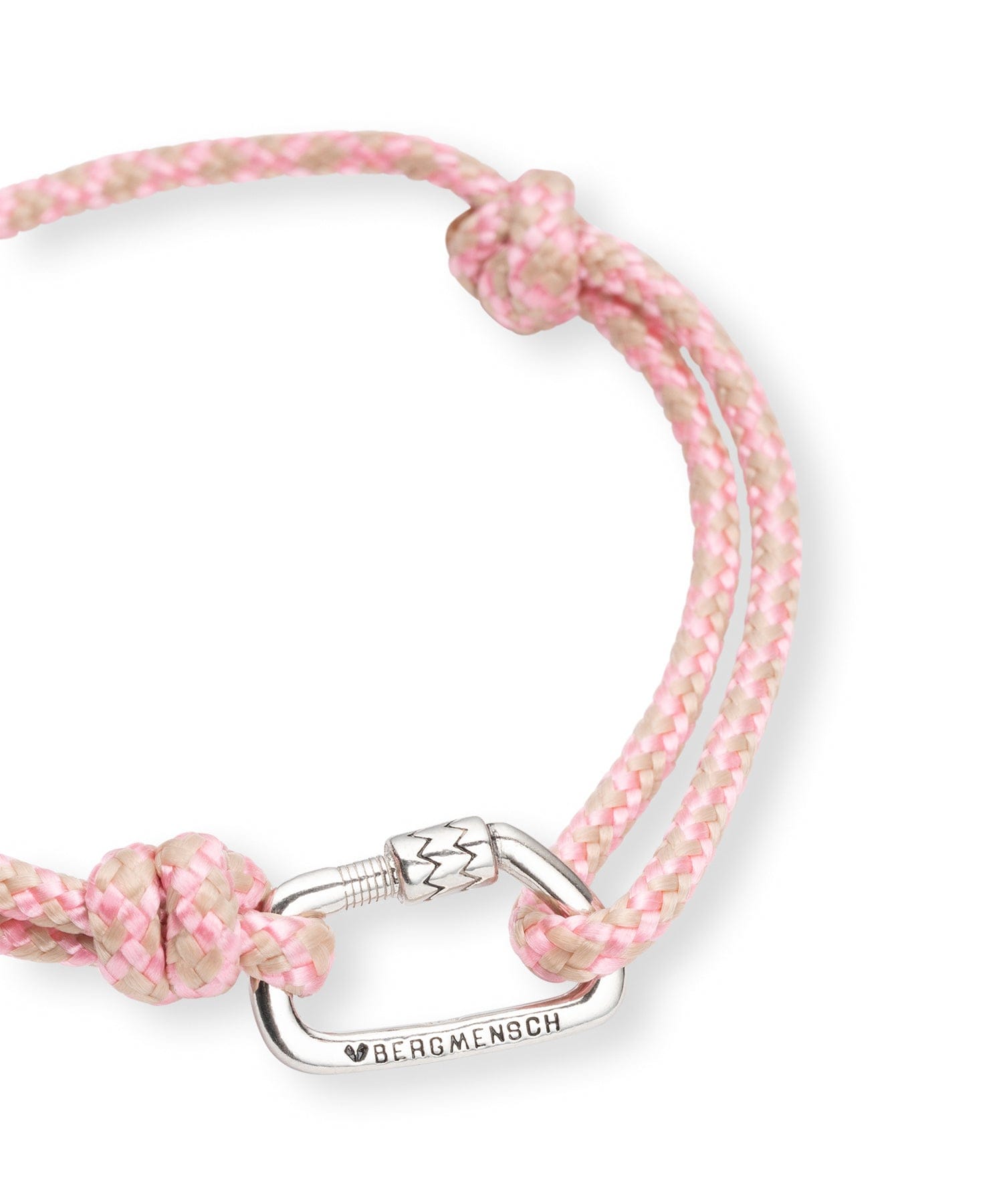 BERGMENSCH® Karabiner Armband 925 Sterling Silber von Bergmensch
