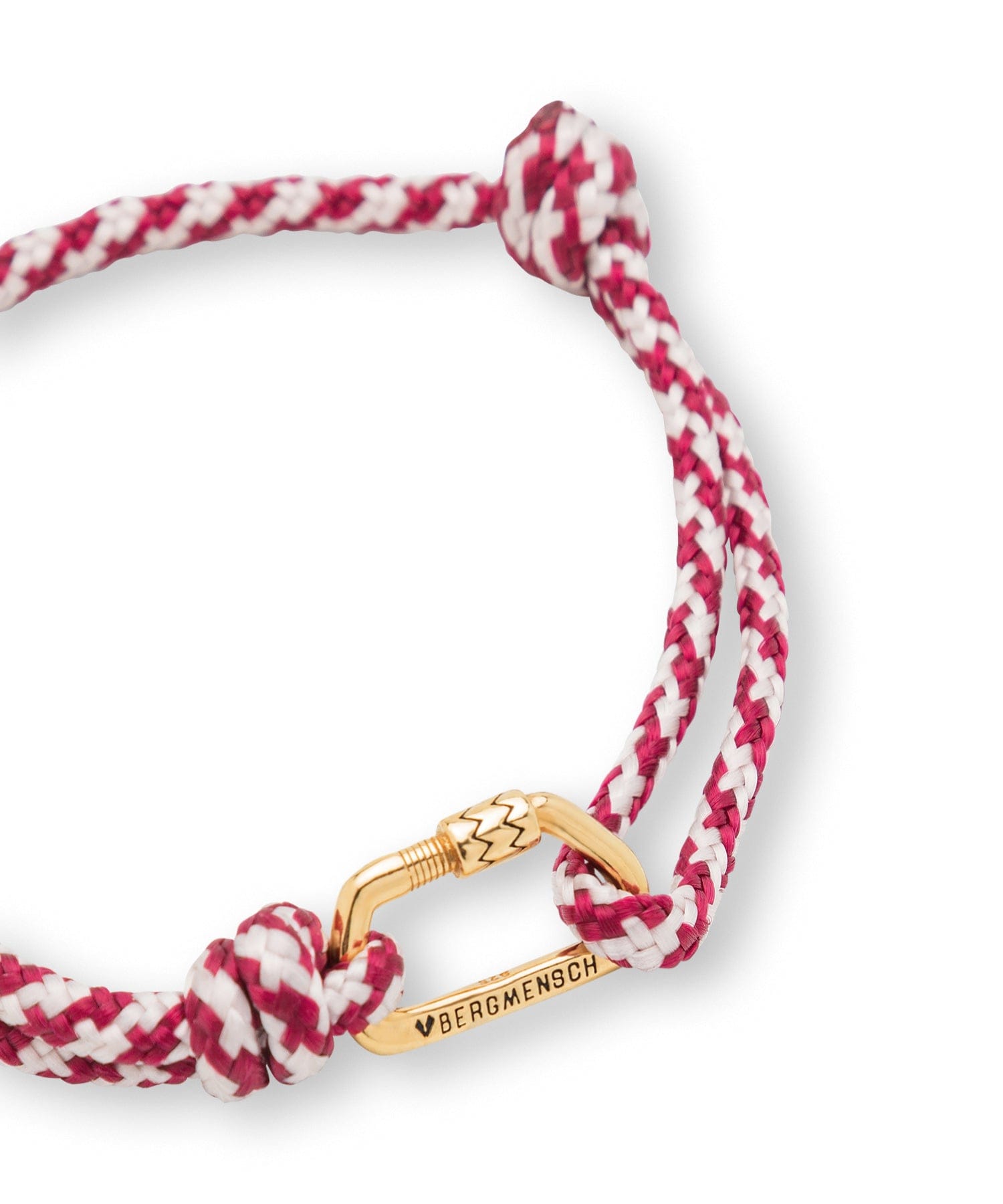 BERGMENSCH® Karabiner Armband Gold von Bergmensch