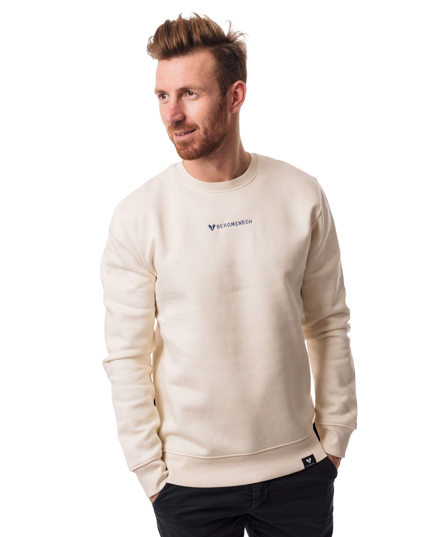 Bergmensch Topografie - Unisex Premium Organic Sweatshirt von Bergmensch