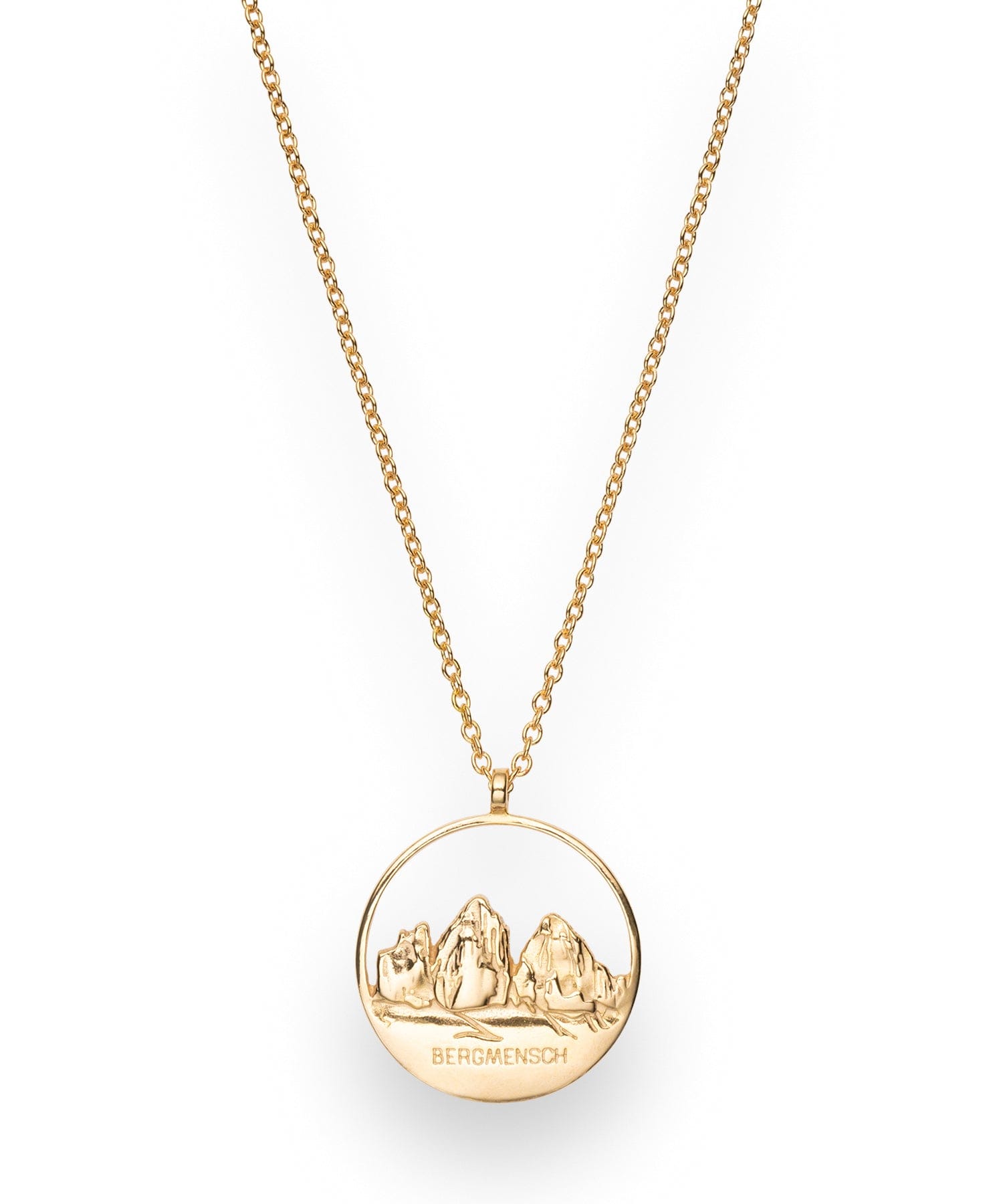 BERGMENSCH® Tre Cime Halskette 925 Sterling Silber von Bergmensch