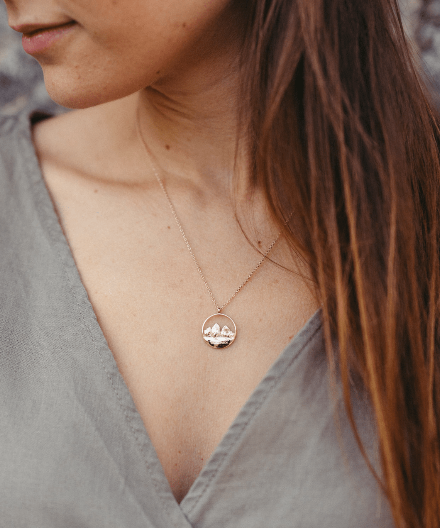 BERGMENSCH® Tre Cime Halskette 925 Sterling Silber von Bergmensch