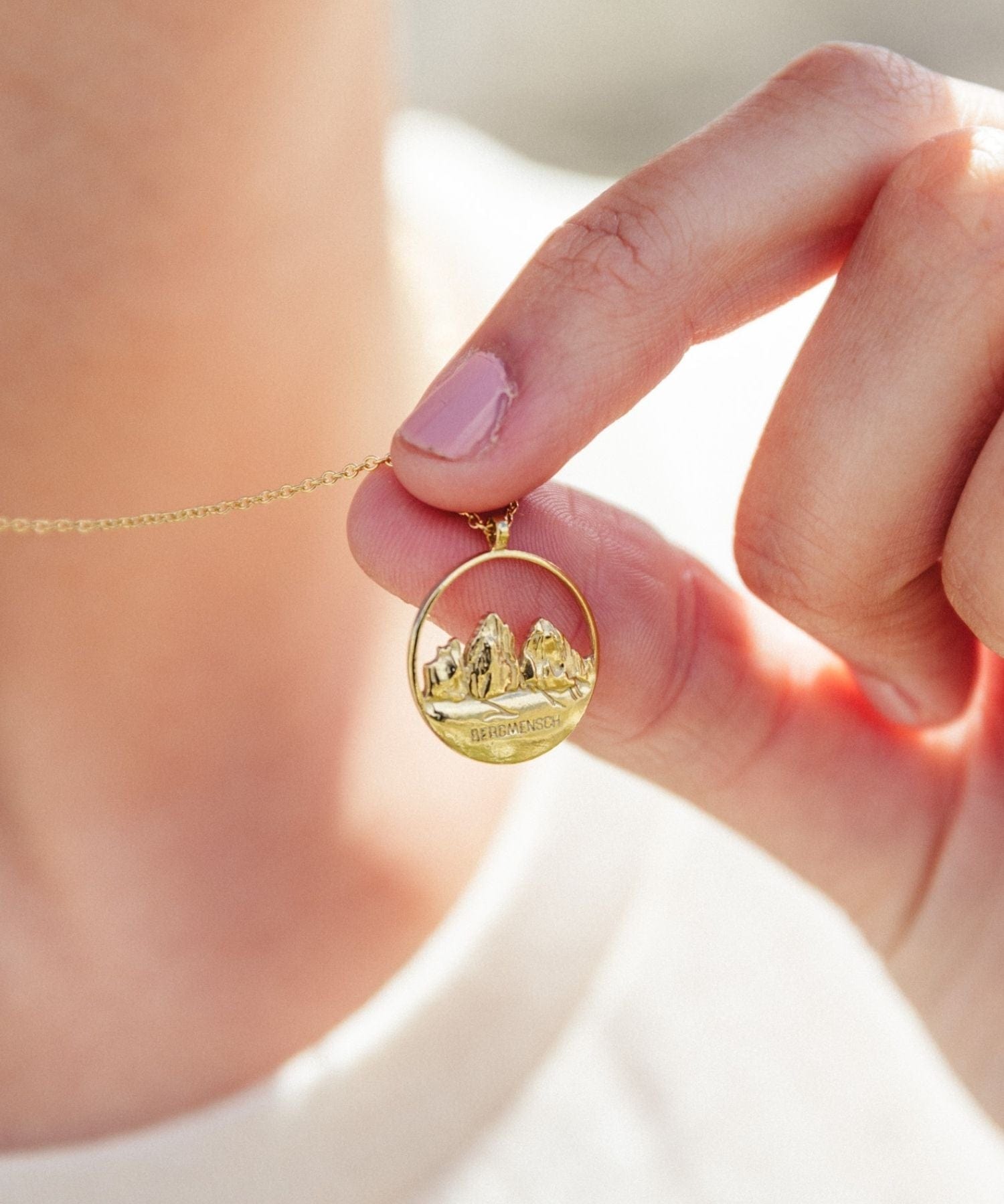 BERGMENSCH® Tre Cime Halskette 925 Sterling Silber von Bergmensch